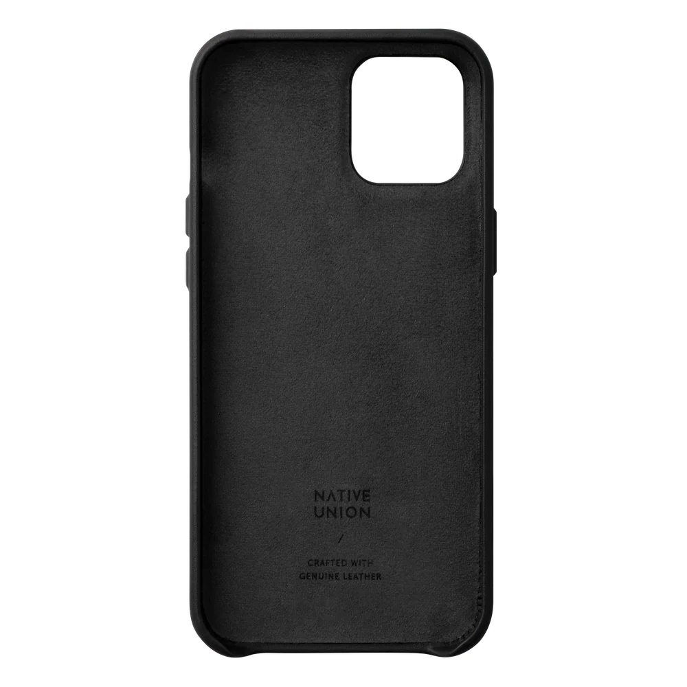 Native Union Clic Card Leather Case For iPhone 12 Pro Max - Black - Image 4