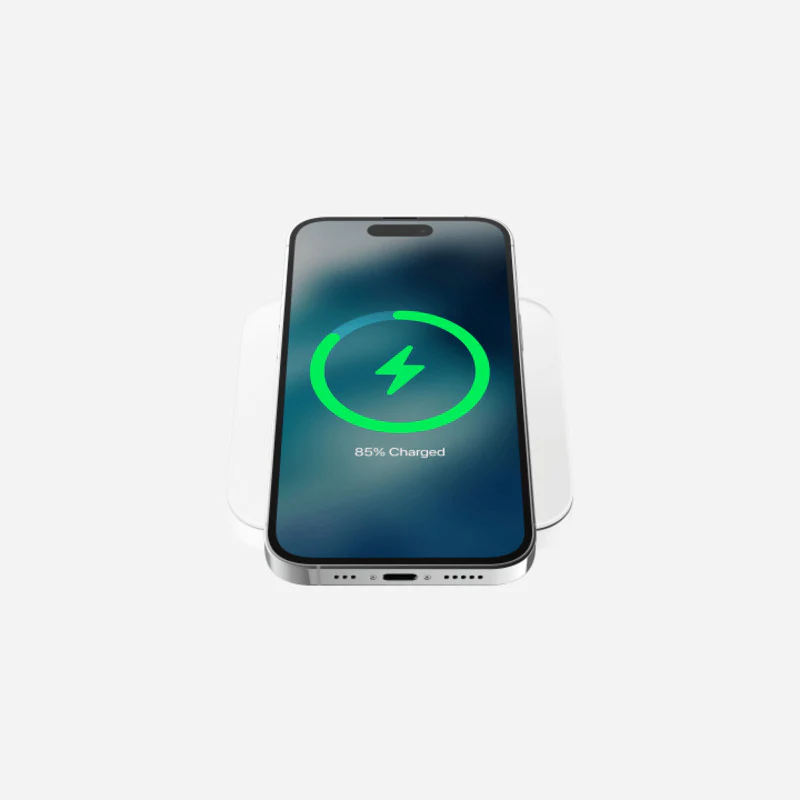 Nomad Base Magnetic MagSafe Compatible Wireless Charger - White - Image 8