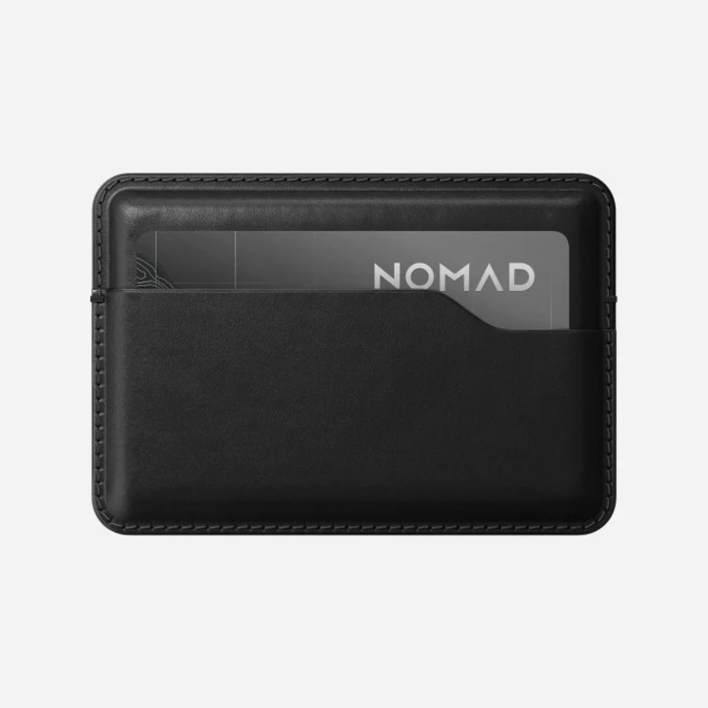 Nomad Card Wallet Horween Leather - Black - Image 3