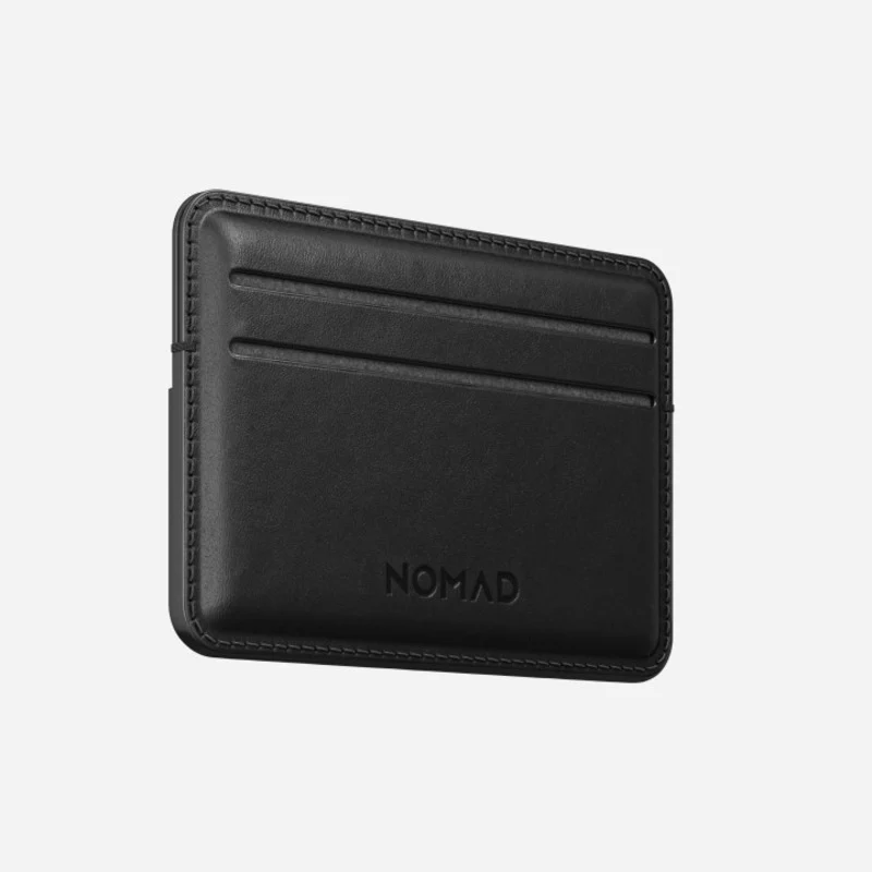 Nomad Card Wallet Horween Leather - Black - Image 5