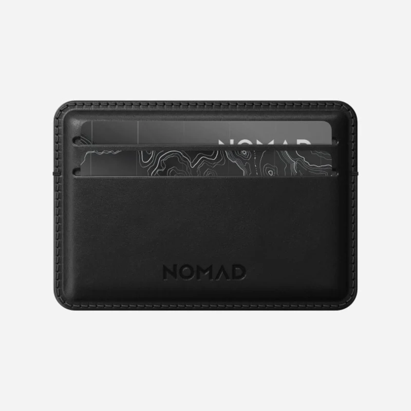 Nomad Card Wallet Horween Leather - Black - Image 7