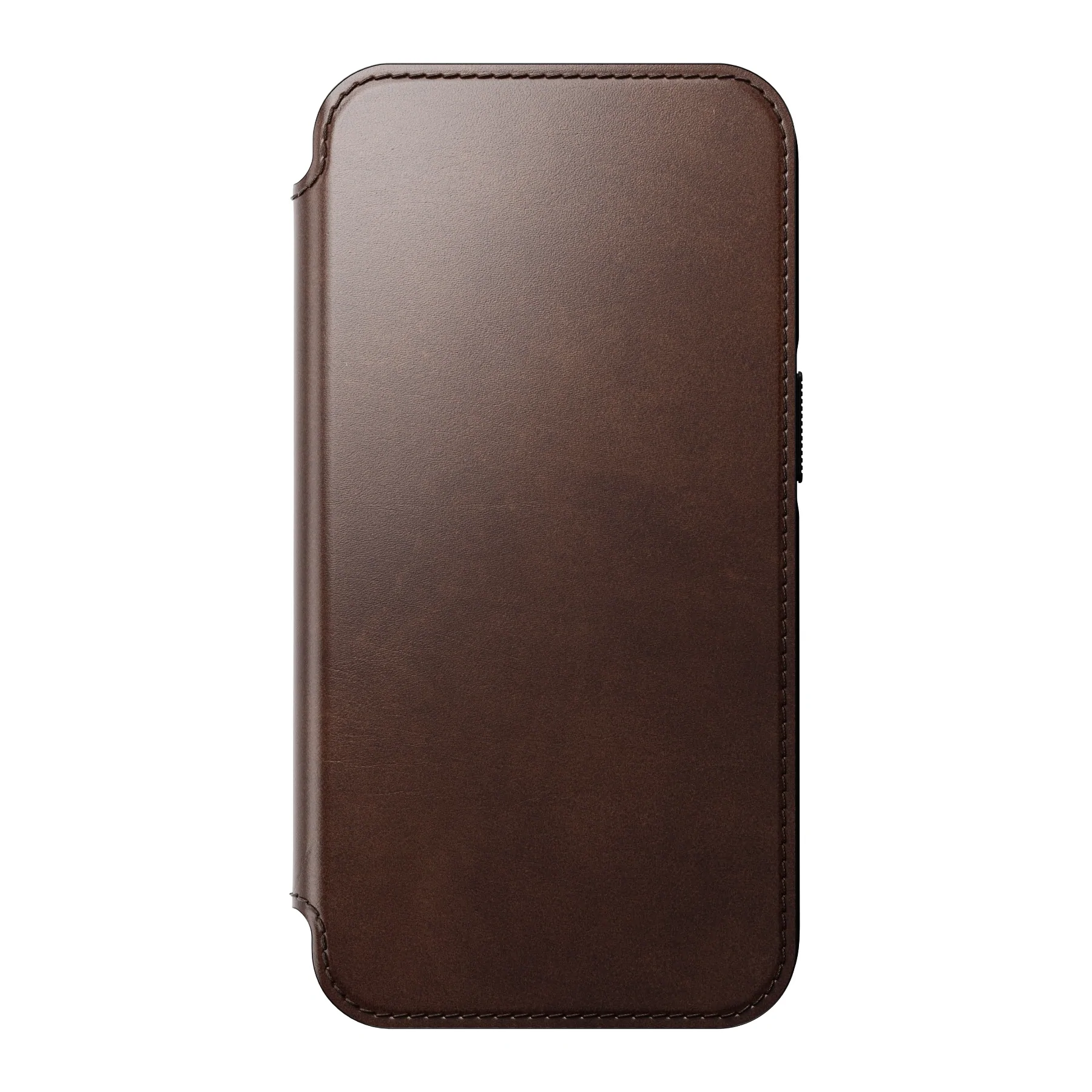 Nomad Modern Horween Leather Folio Case iPhone 14 Pro Max - Brown - Image 3