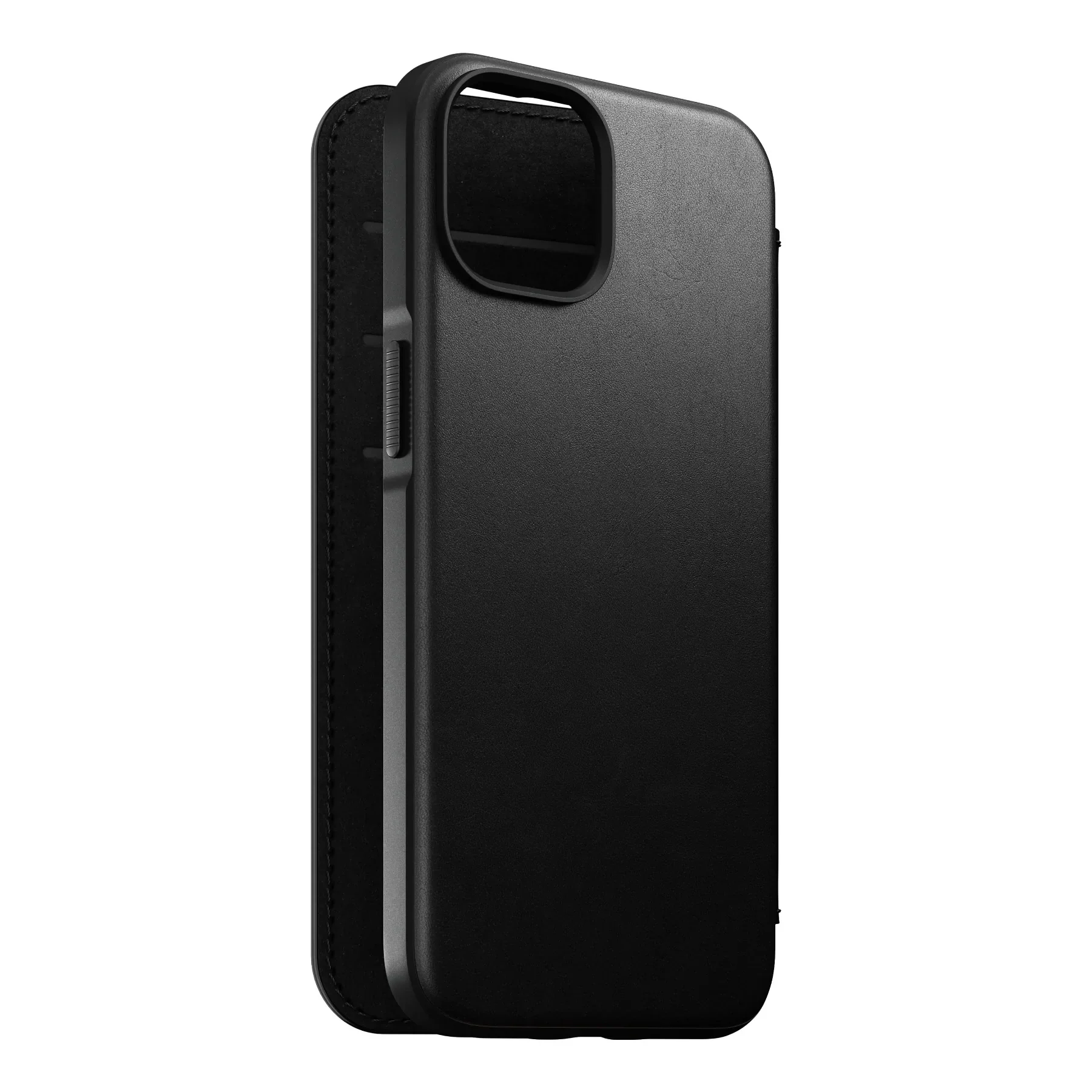 Nomad Modern Leather Folio Case iPhone 14 Plus - Black - Image 3