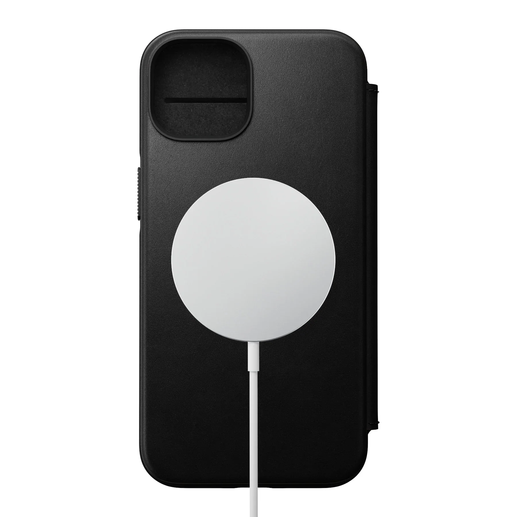 Nomad Modern Leather Folio Case iPhone 14 Plus - Black - Image 6