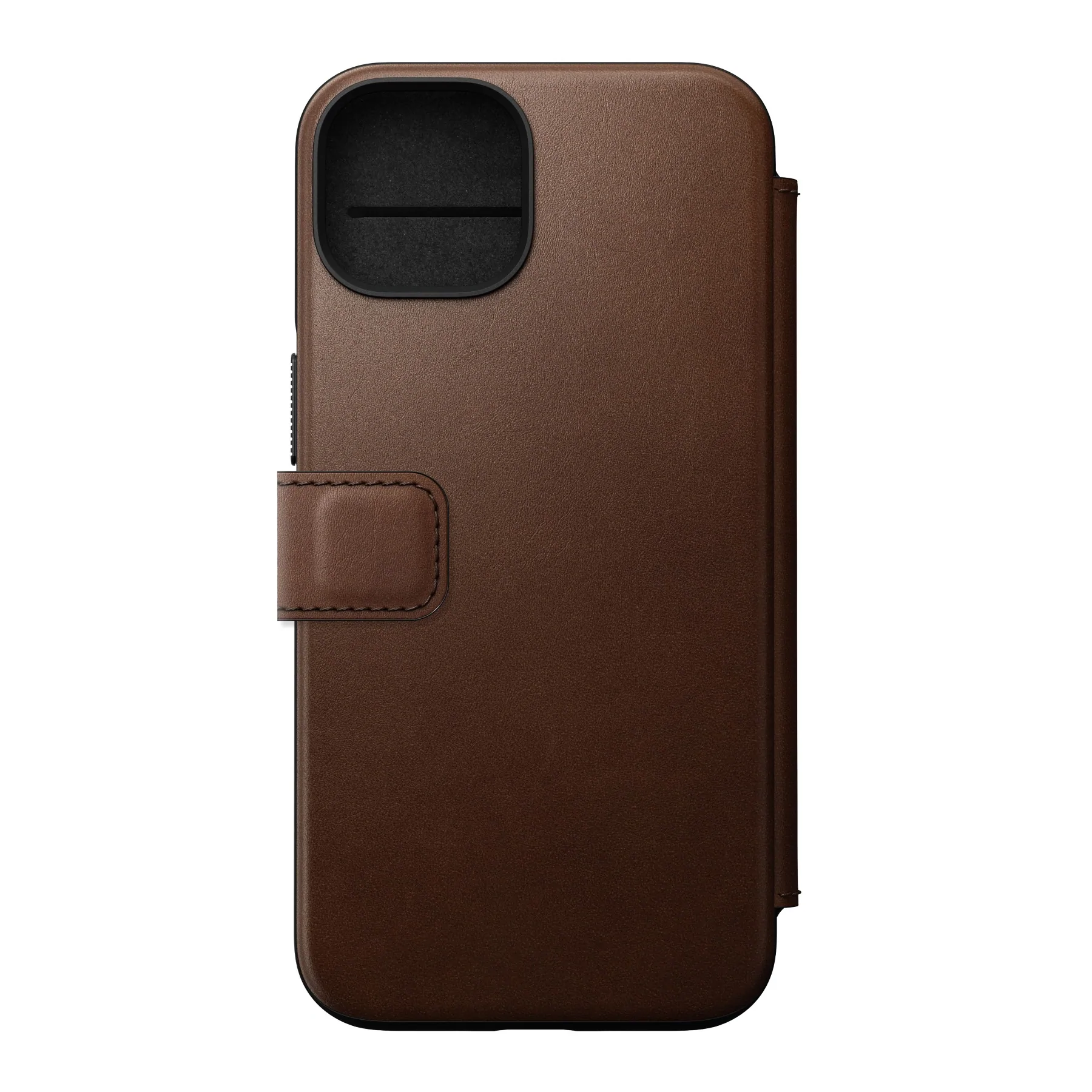 Nomad Modern Leather Folio Case iPhone 17e/16e/15 standard - Brown - Image 4