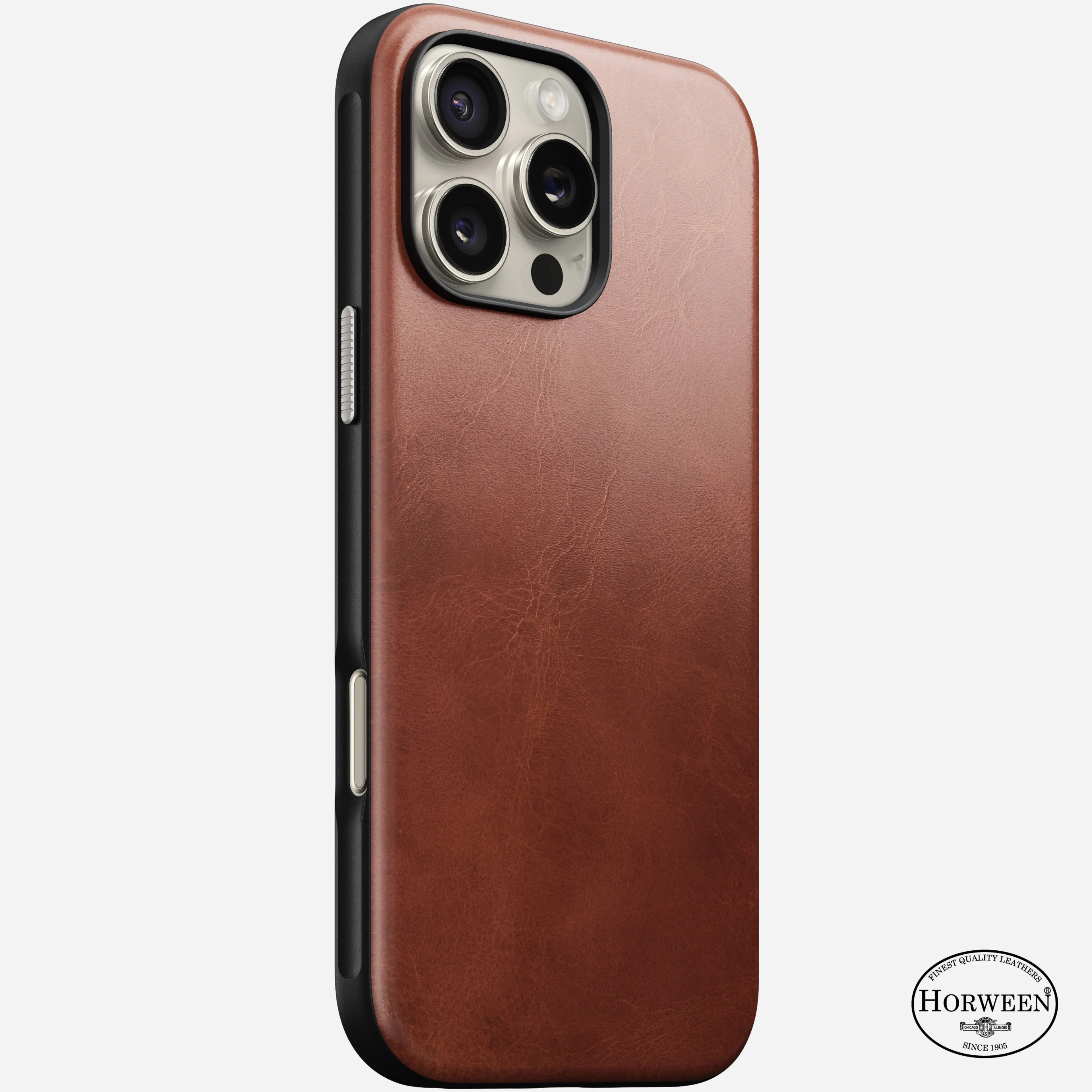 Nomad Horween Leather Case for iPhone 16 Pro - Olde Dublin Limited Ed - Image 2