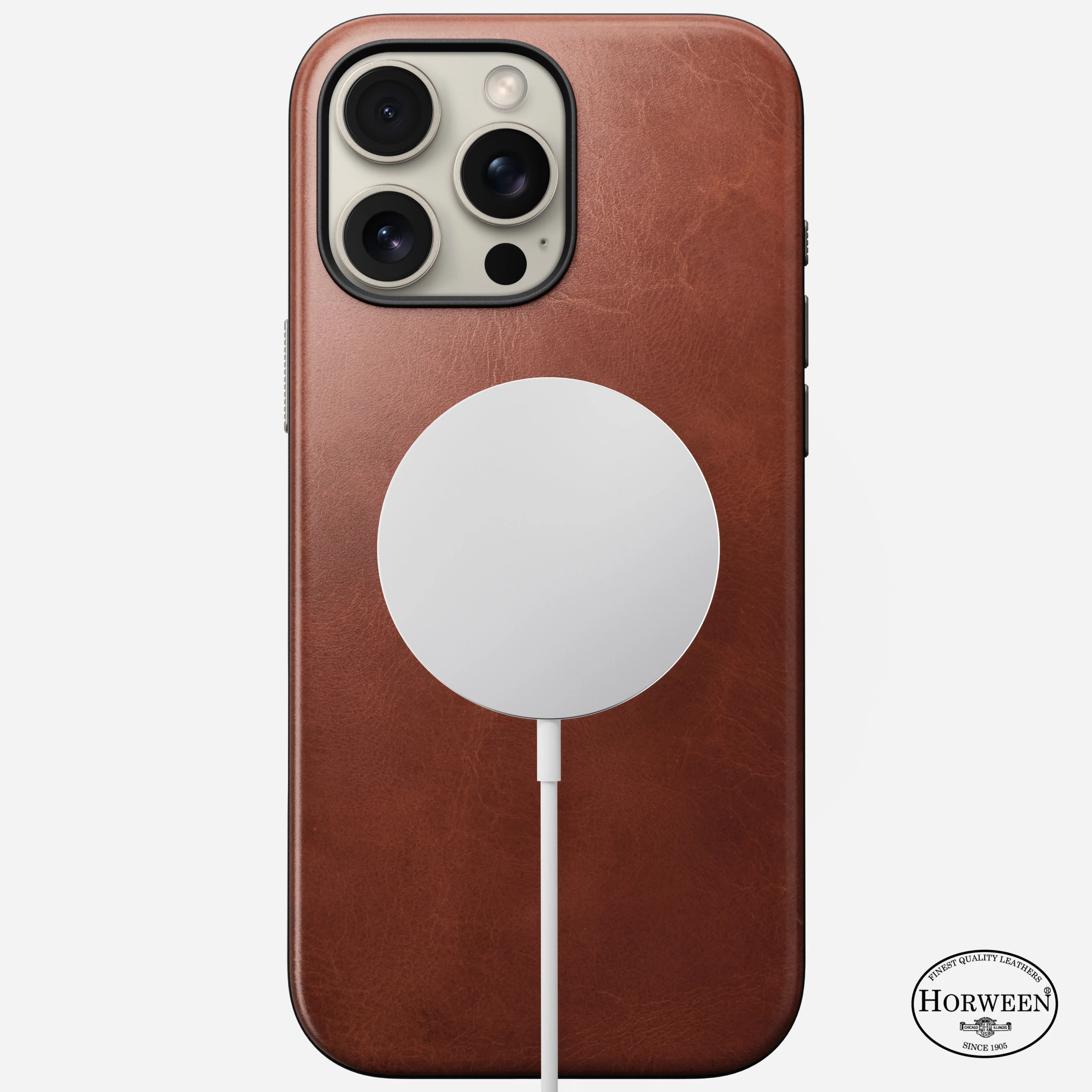 Nomad Horween Leather Case for iPhone 16 Pro - Olde Dublin Limited Ed - Image 3