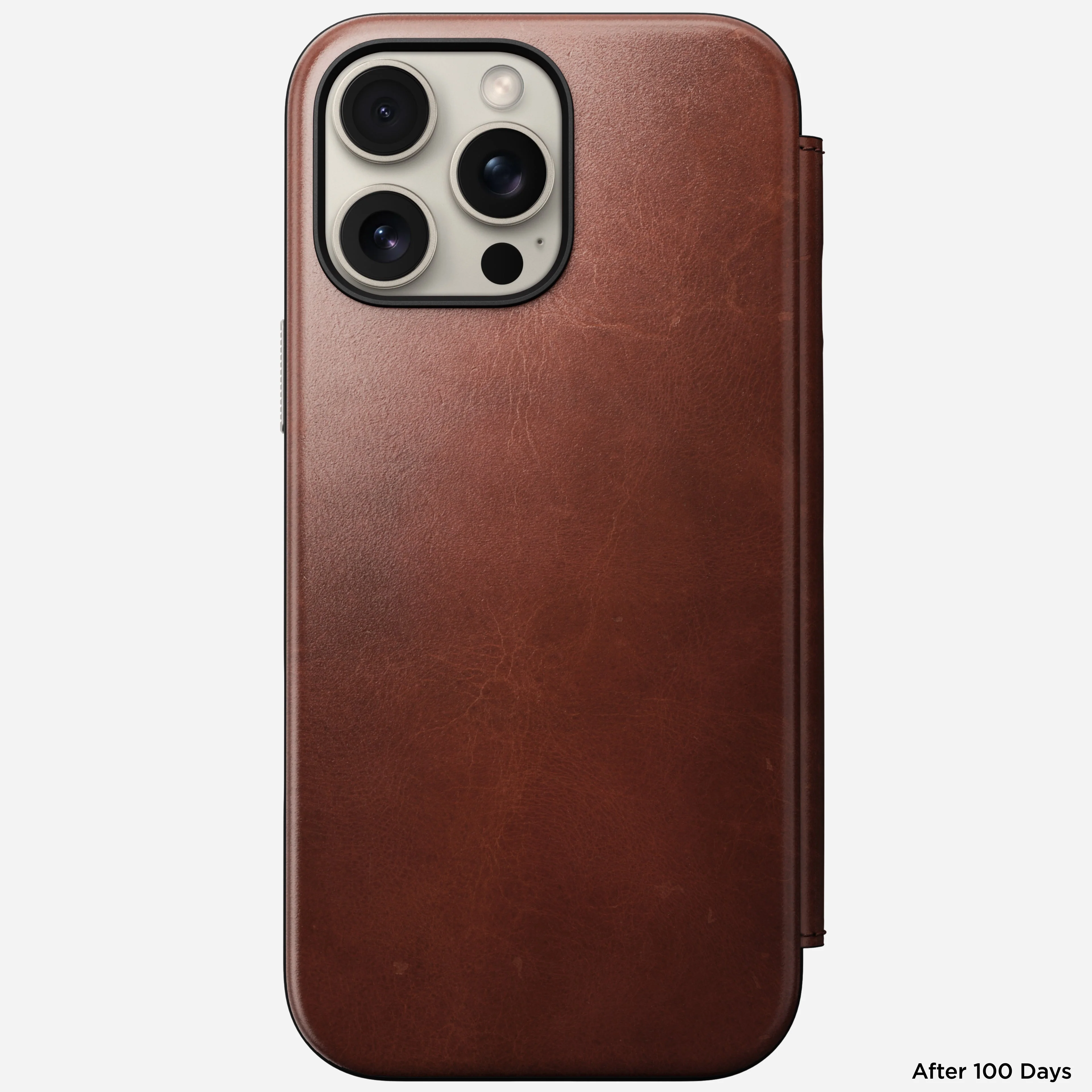 Nomad Horween Leather FOLIO Case for iPhone 16 Pro - Olde Dublin Limited Ed - Image 8
