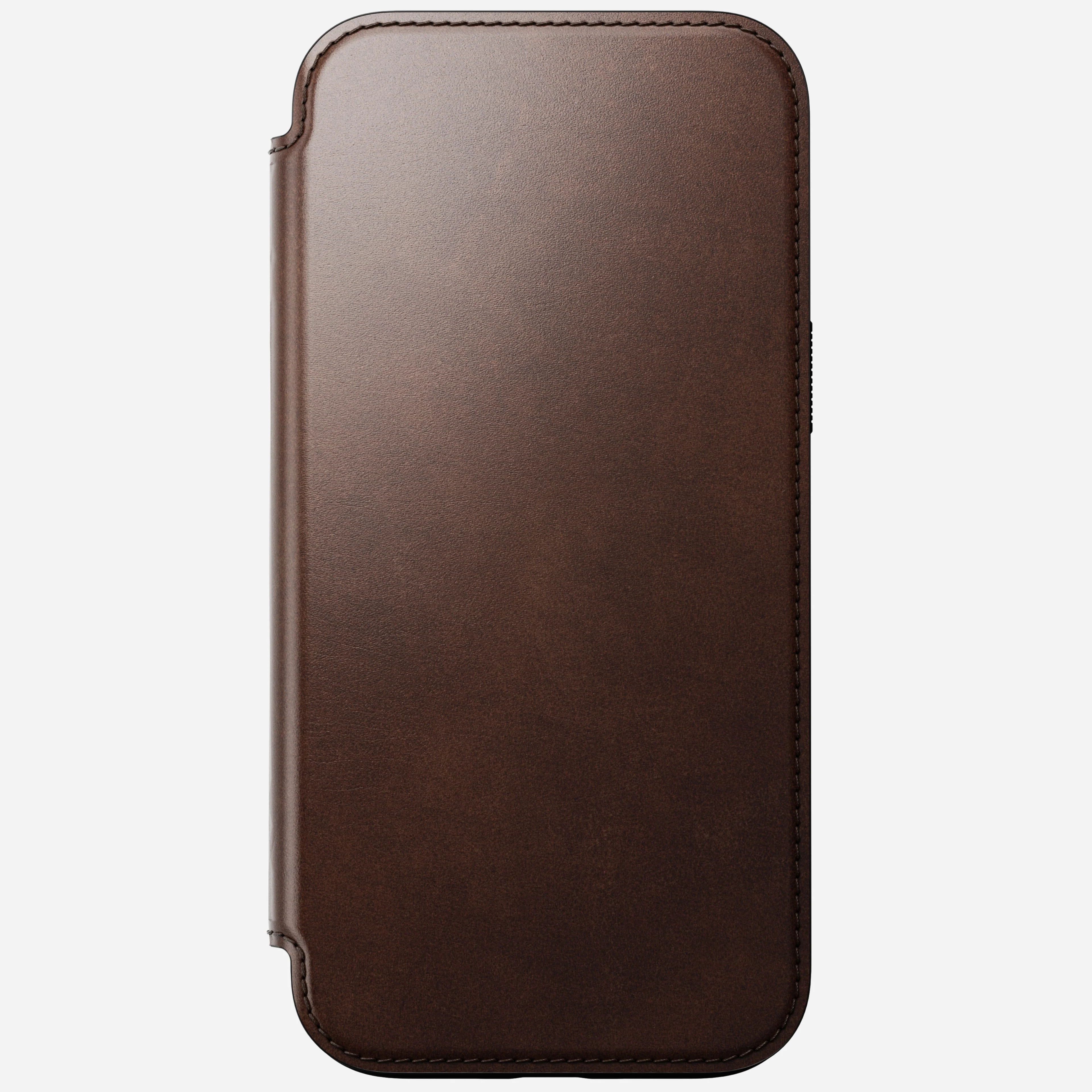 Nomad Horween Premium Leather Folio Case iPhone 16 Pro 6.3 - Brown - Image 7