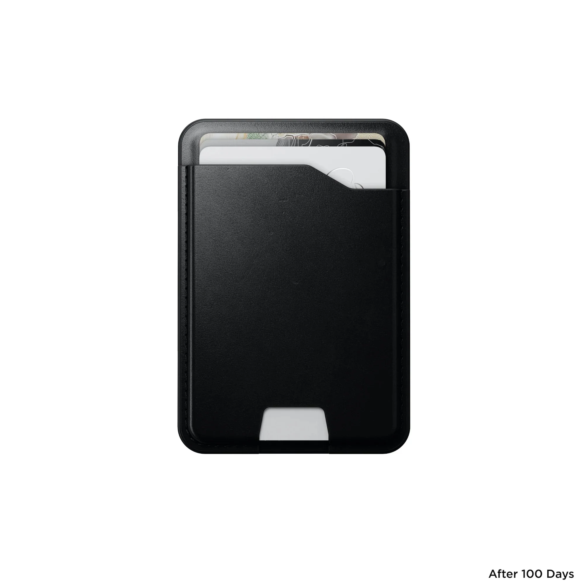 Nomad Leather Magsafe Wallet with Find My Tracking - Black - Image 2
