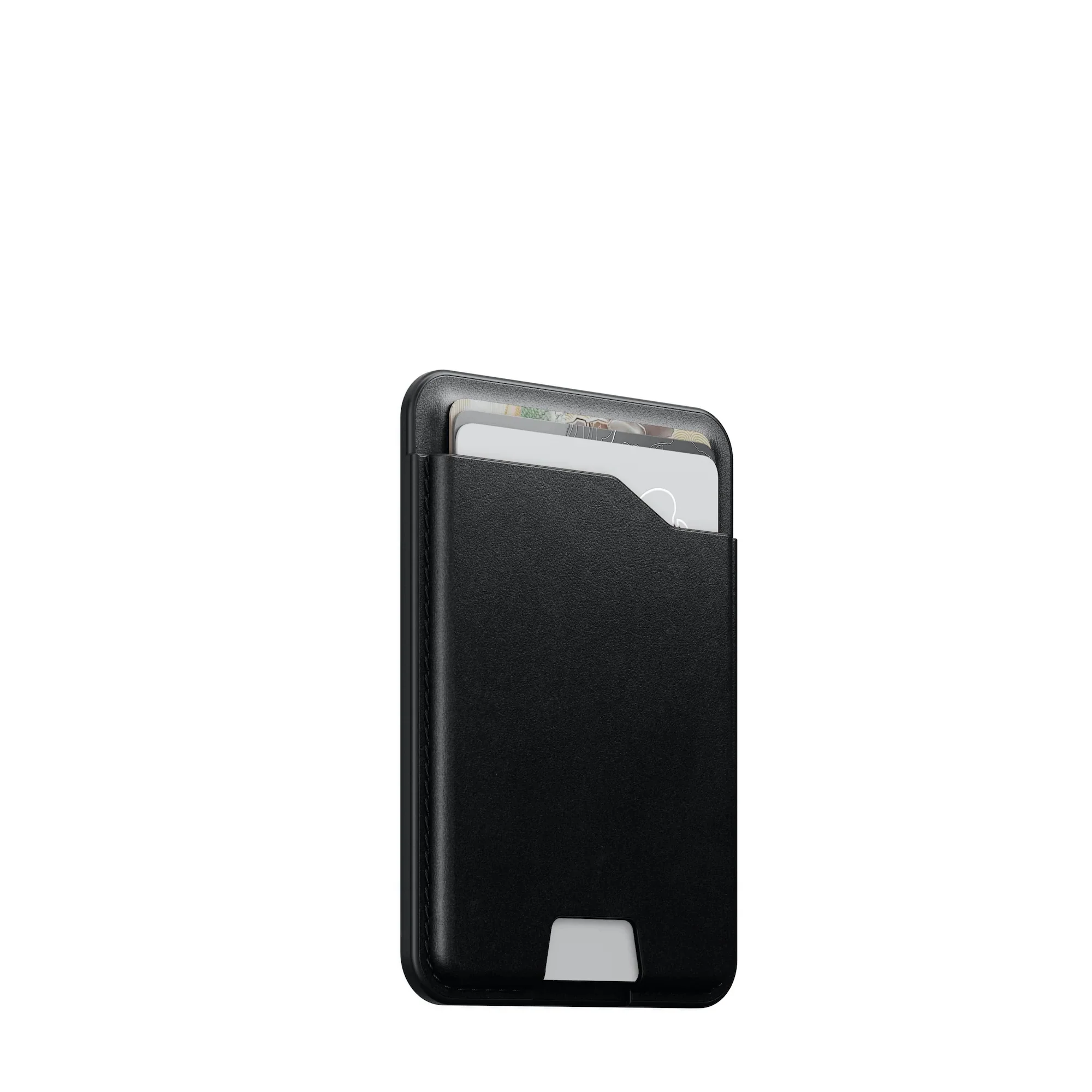 Nomad Leather Magsafe Wallet with Find My Tracking - Black - Image 6