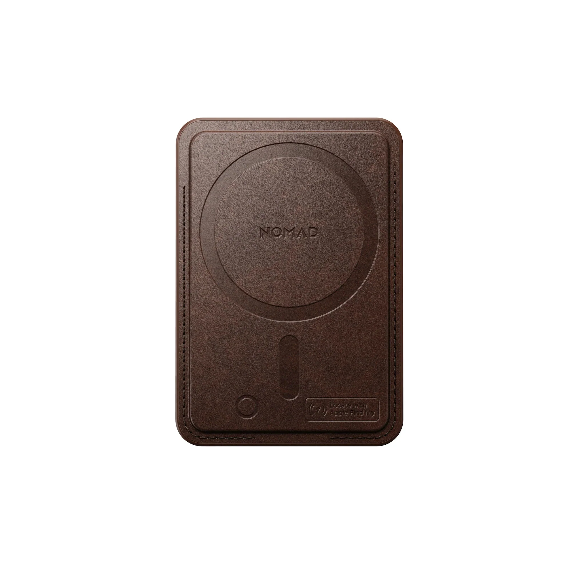 Nomad Leather Magsafe Wallet with Find My Tracking - Brown - Image 3