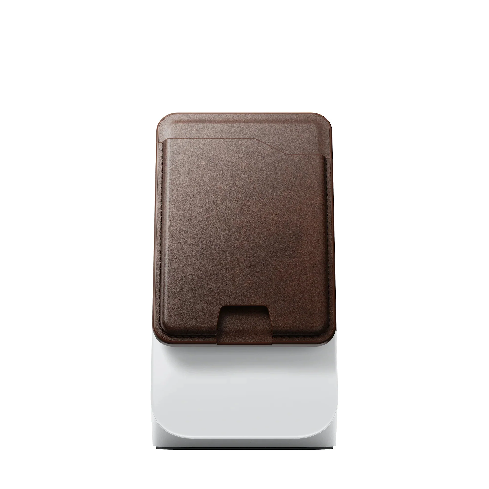 Nomad Leather Magsafe Wallet with Find My Tracking - Brown - Image 6