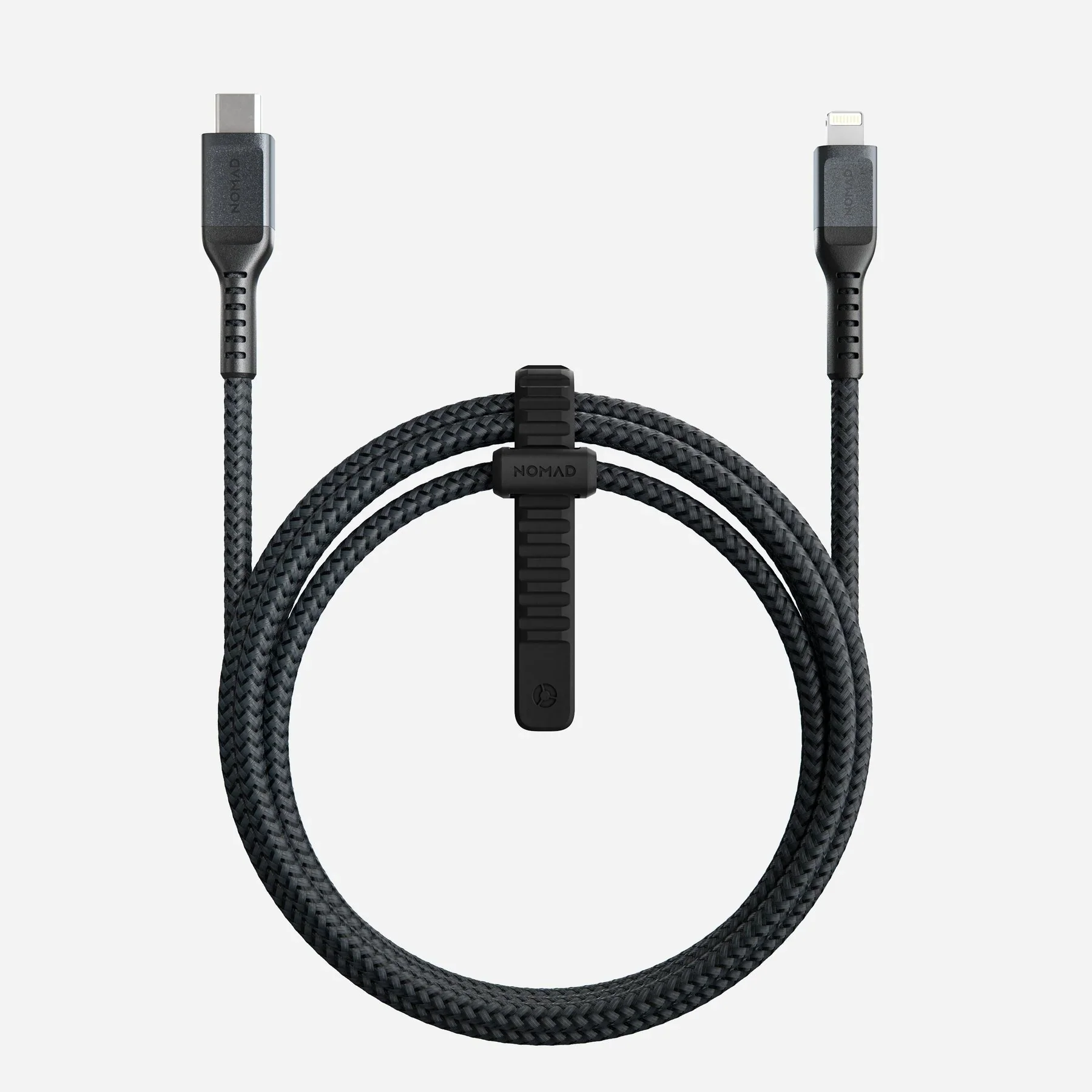 Nomad Lightning to USB C Cable 3M with Kevlar - Black - Image 2