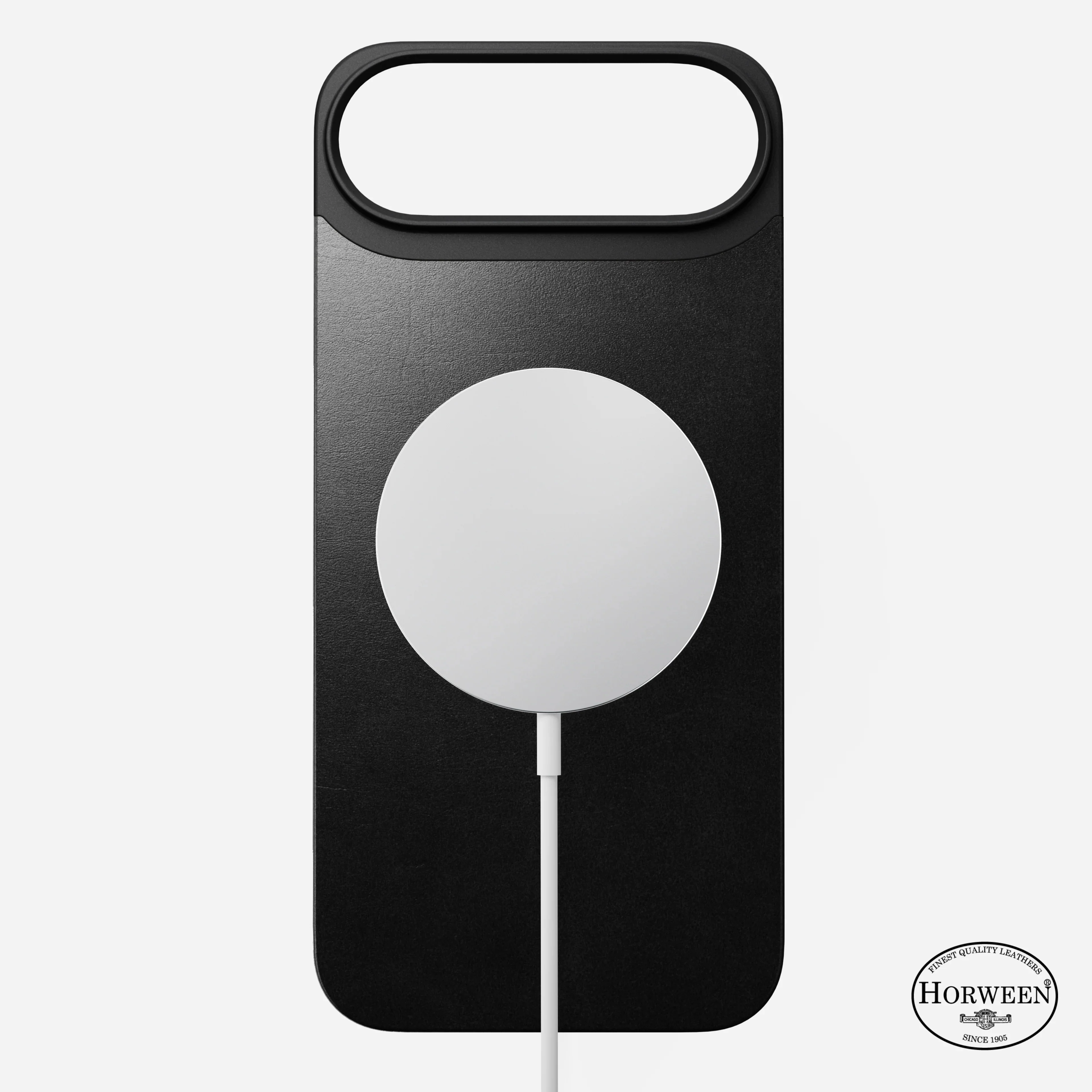 NOMAD Magnetic Leather Back MagSafe Case iPhone 17 Air – Black Horween - Image 5