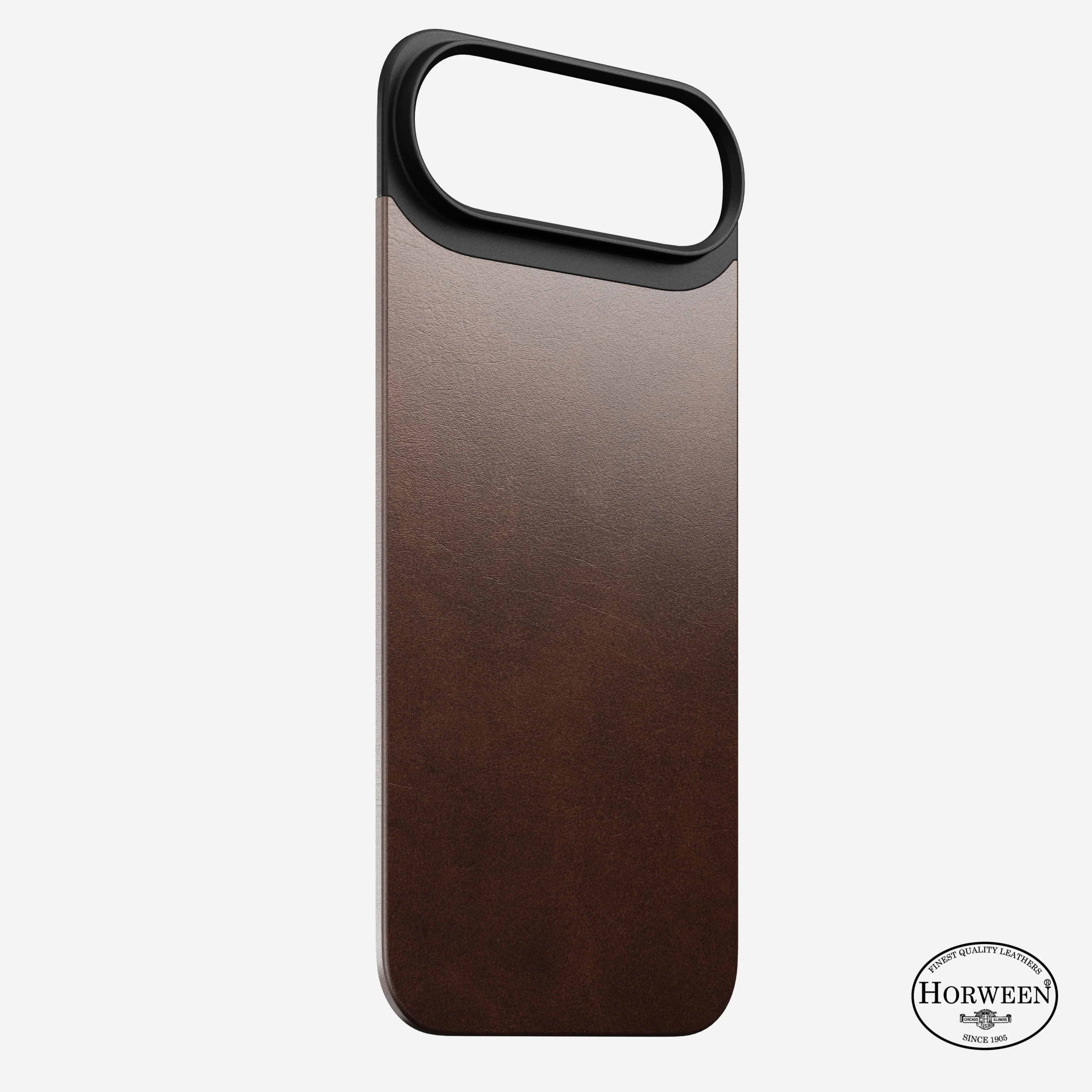 NOMAD Magnetic Leather Back MagSafe Case iPhone 17 Air – Rustic Brown Horween - Image 6