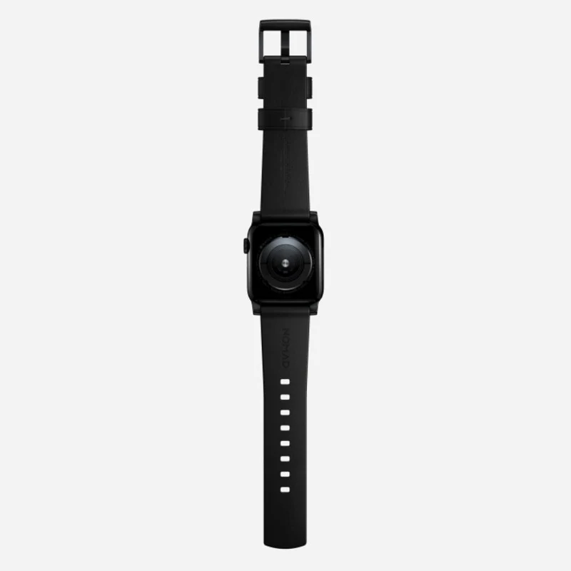 Nomad Modern Band 45mm Black Hardware Nomad Leather Bracelet - Black - Image 8