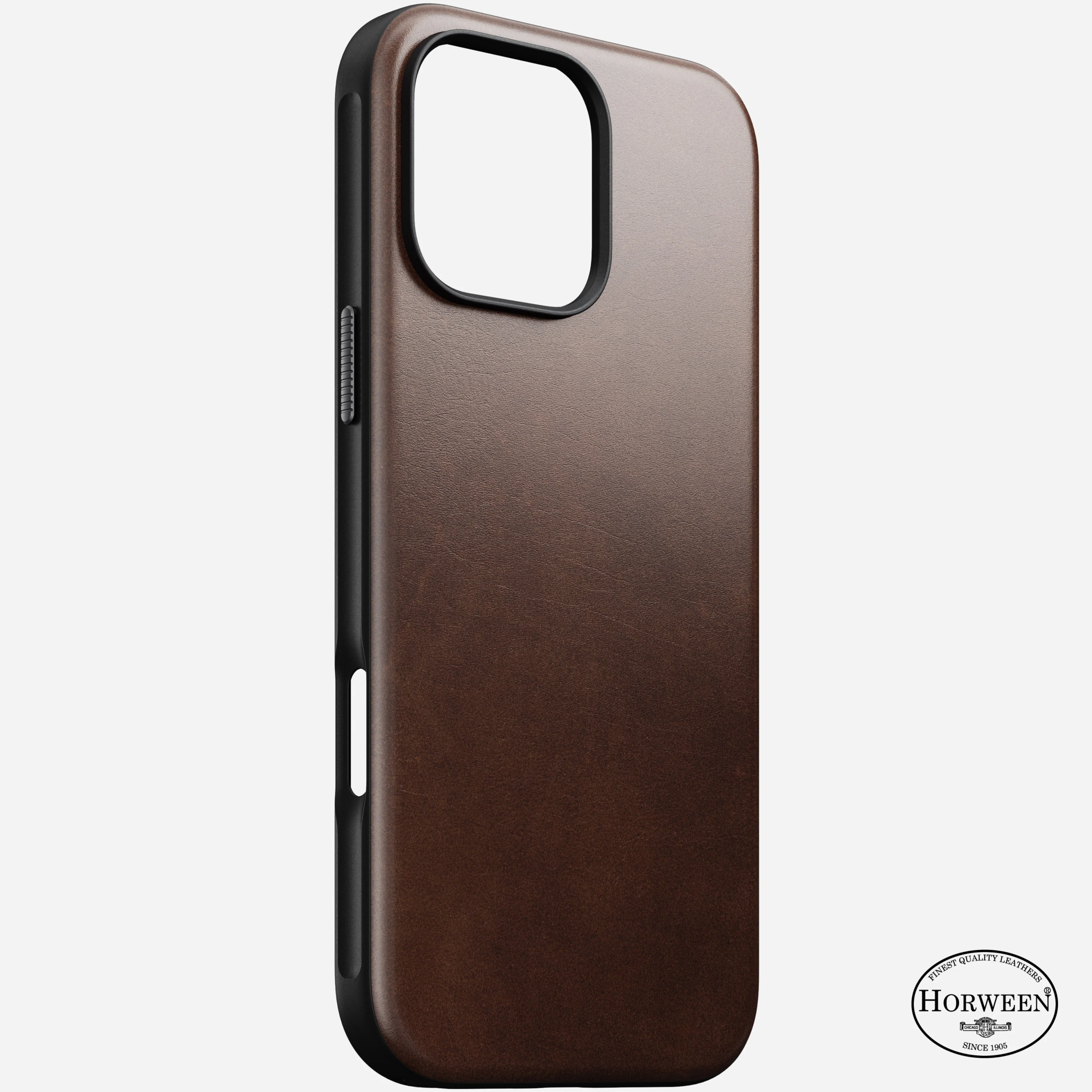 Nomad Modern Horween Leather Case for iPhone 16 Pro 6.3 - Brown - Image 6