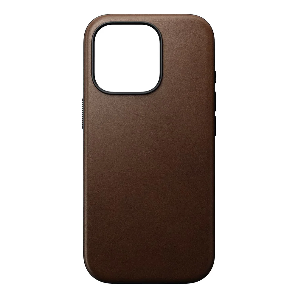 Nomad Modern Leather Case for iPhone 16 Pro 6.3 - Brown - Image 4