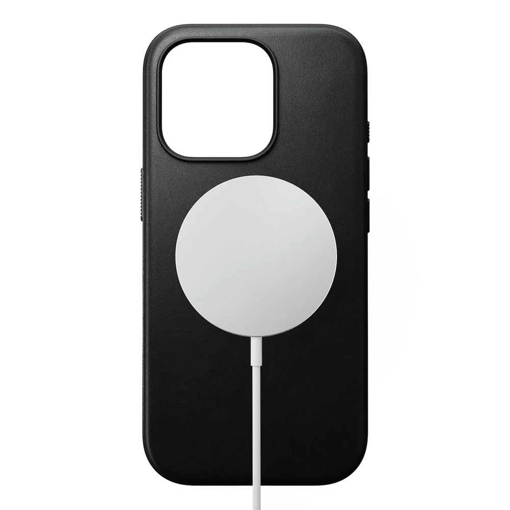 Nomad Modern Leather Case for iPhone 16 Pro 6.3 - Black - Image 3
