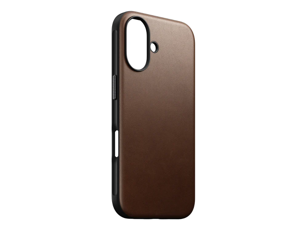 Nomad Modern Leather Case for iPhone 16 Standard 6.1 - Brown - Image 2