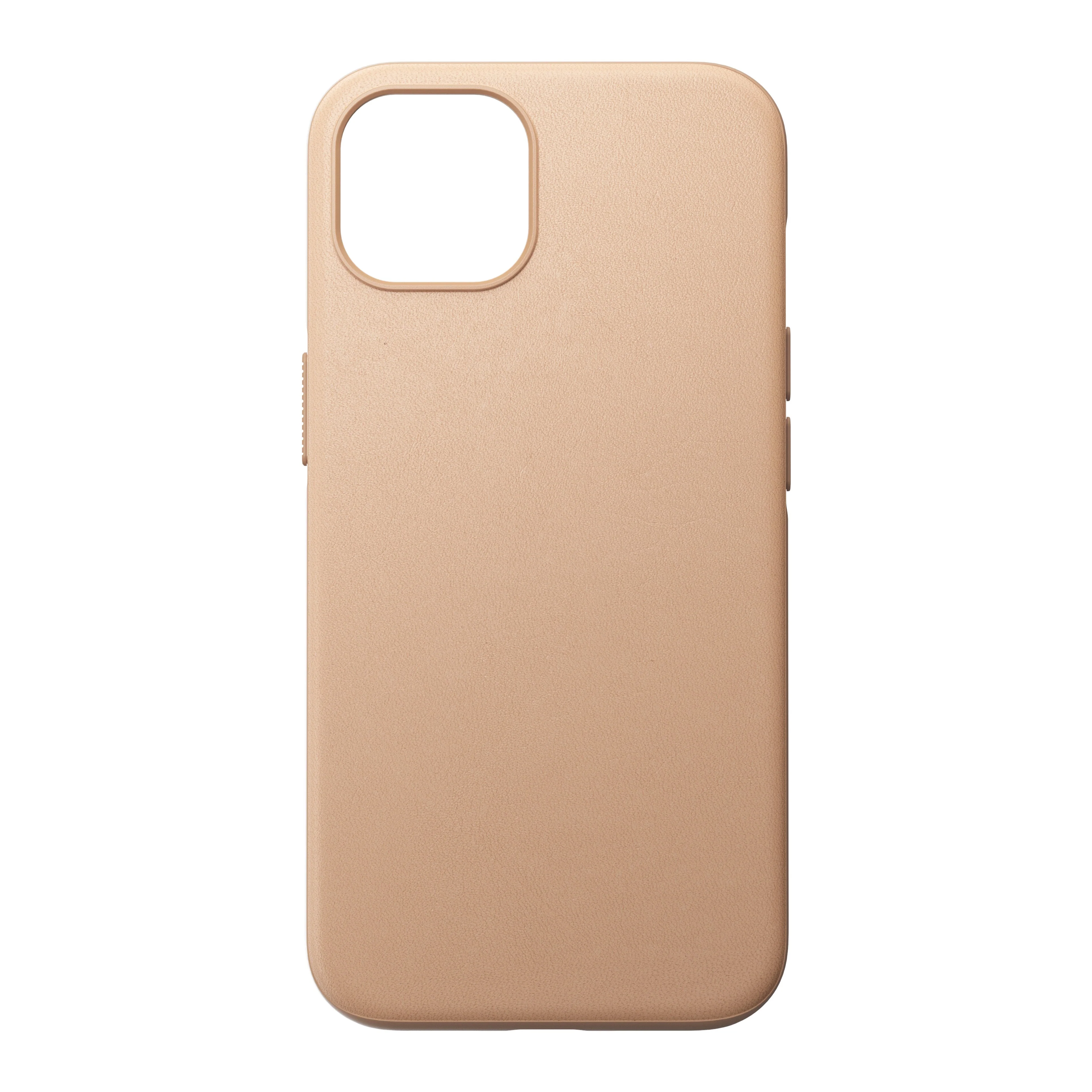 Nomad Modern Leather Case w/ MagSafe For iPhone 13 - NATURAL - Image 2