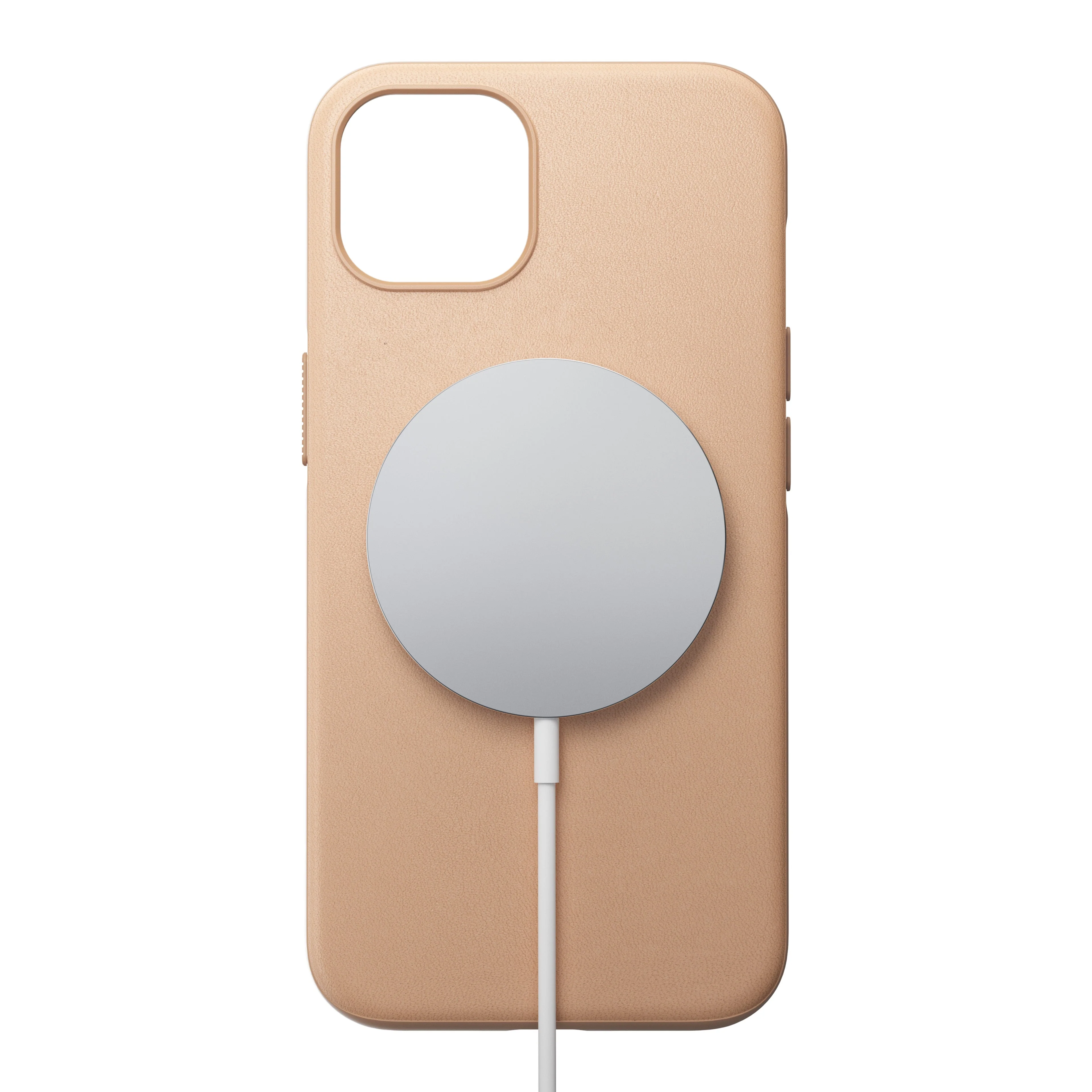 Nomad Modern Leather Case w/ MagSafe For iPhone 13 - NATURAL - Image 4