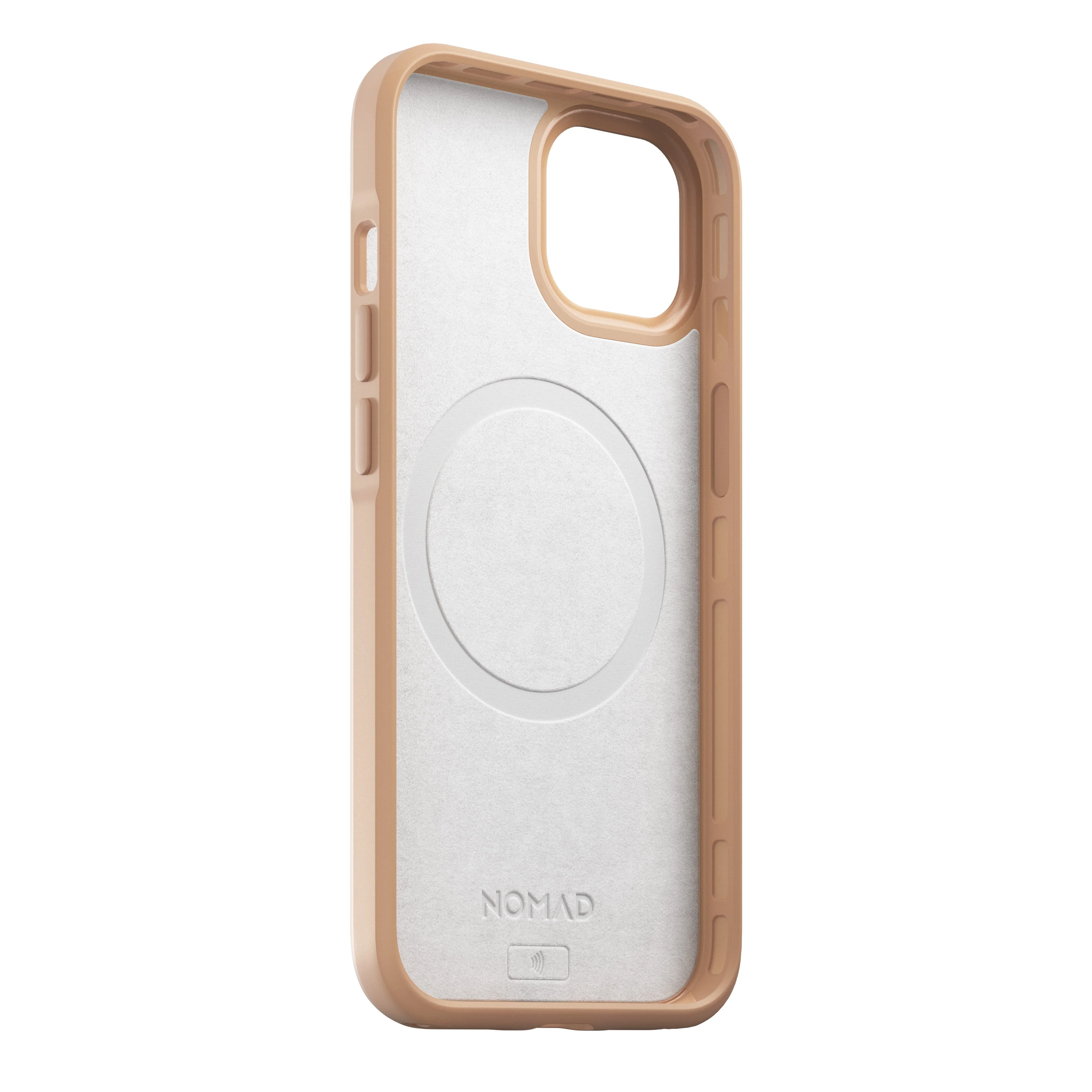 Nomad Modern Leather Case w/ MagSafe For iPhone 13 - NATURAL - Image 8
