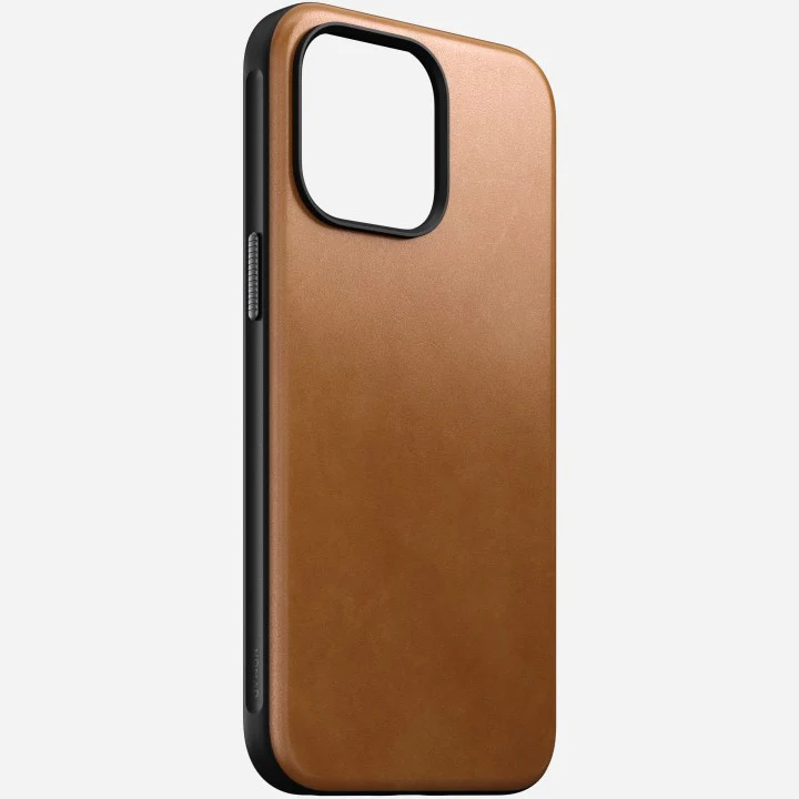 Nomad Modern Leather Case w/ Nomad Leather for iPhone 15 Pro Max - English Tan - Image 4