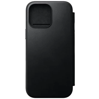 Nomad Modern Leather Folio Case for iPhone 16 Pro Max - Black - Image 3
