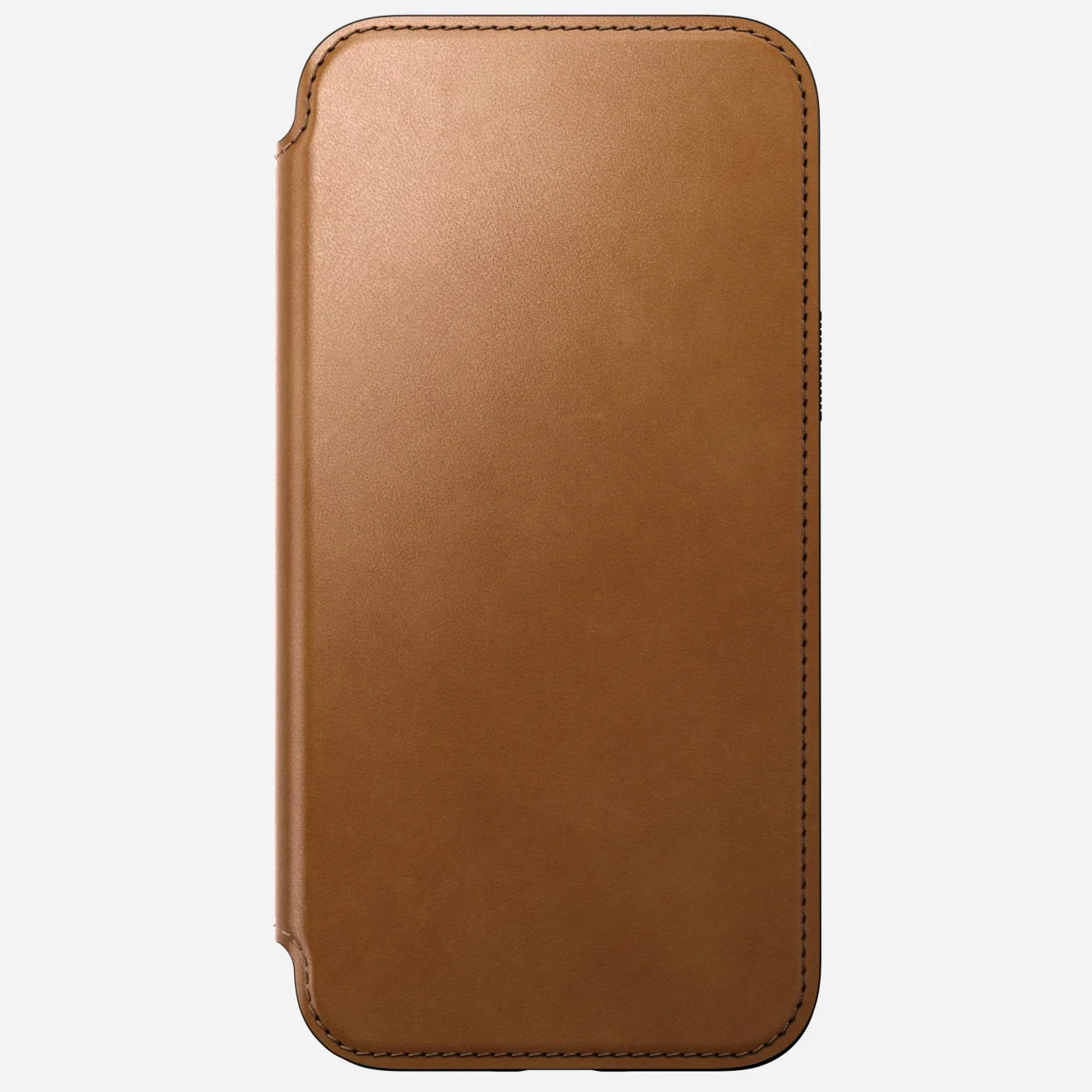 Nomad Modern Leather Folio Case iPhone 15 Pro - Tan Brown - Image 6
