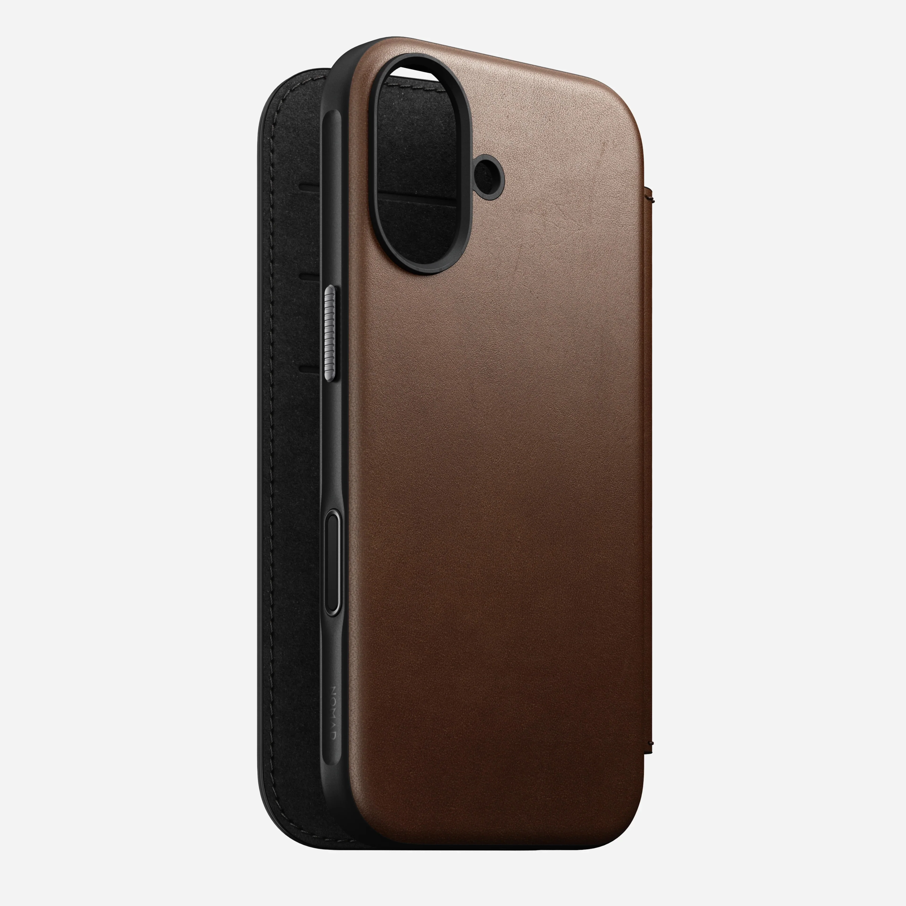 Nomad Modern Leather Folio MagSafe Case iPhone 17 – Brown - Image 6