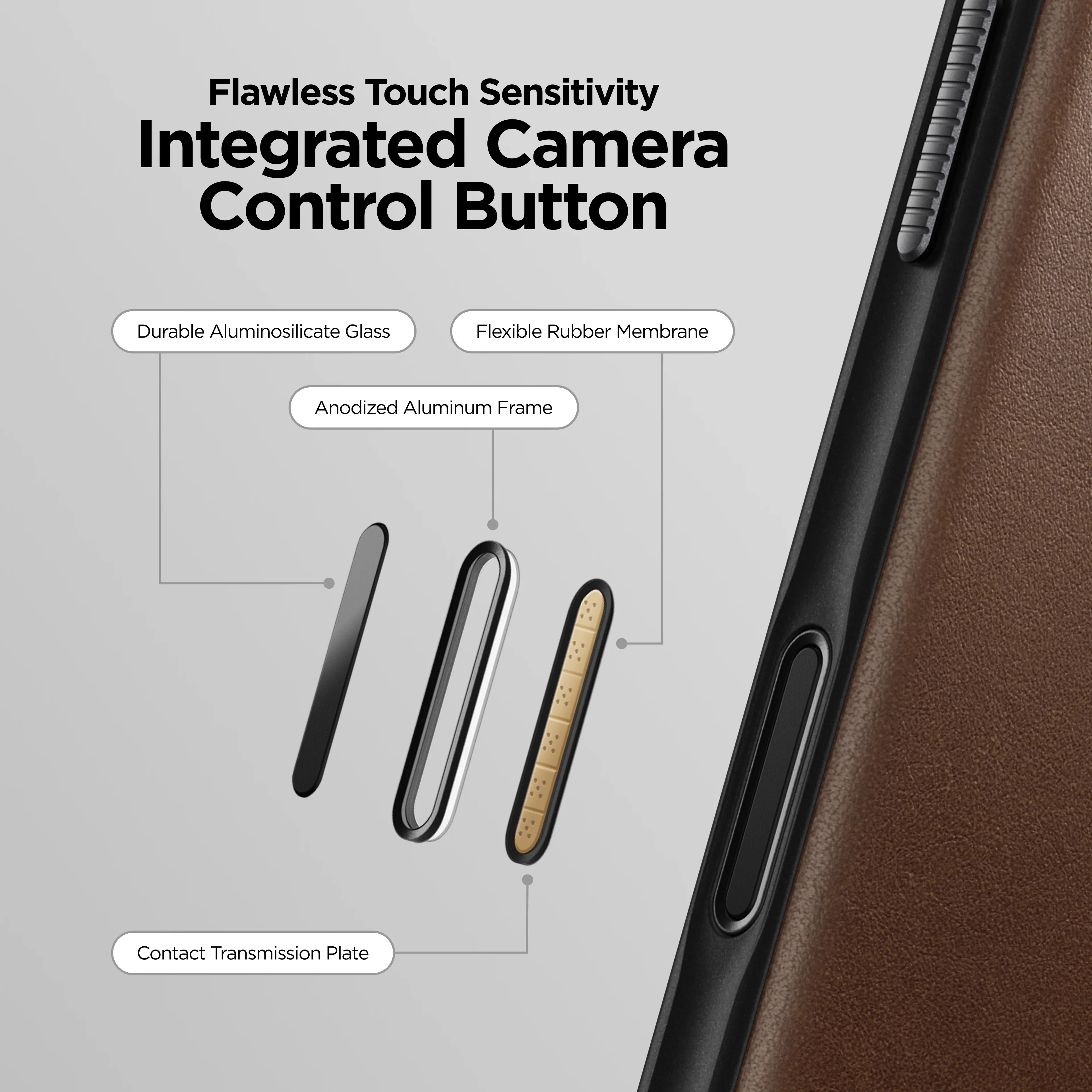 Nomad Modern Leather Folio MagSafe Case iPhone 17 – Brown - Image 7