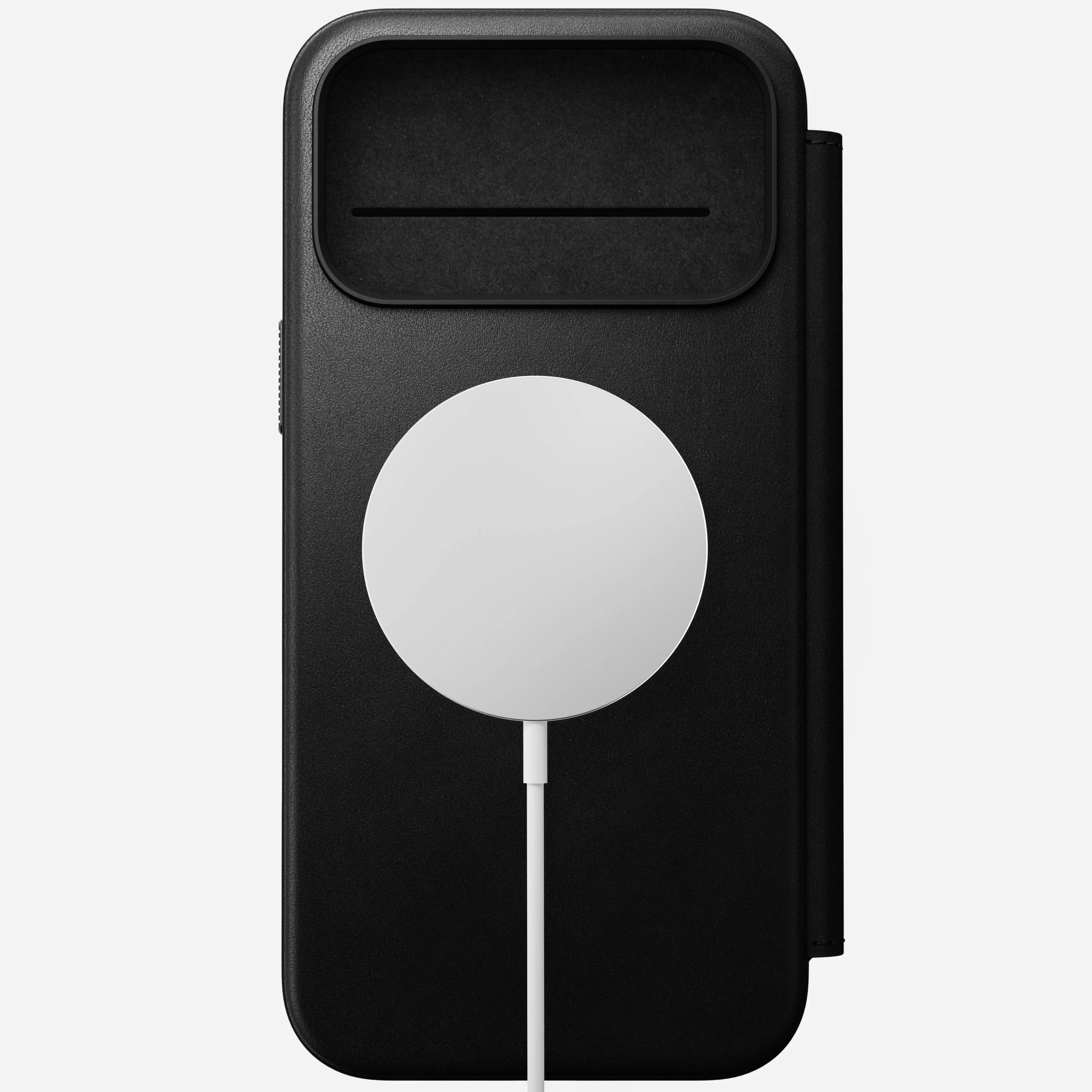 Nomad Modern Leather Folio MagSafe Case iPhone 17 Pro – Black - Image 3
