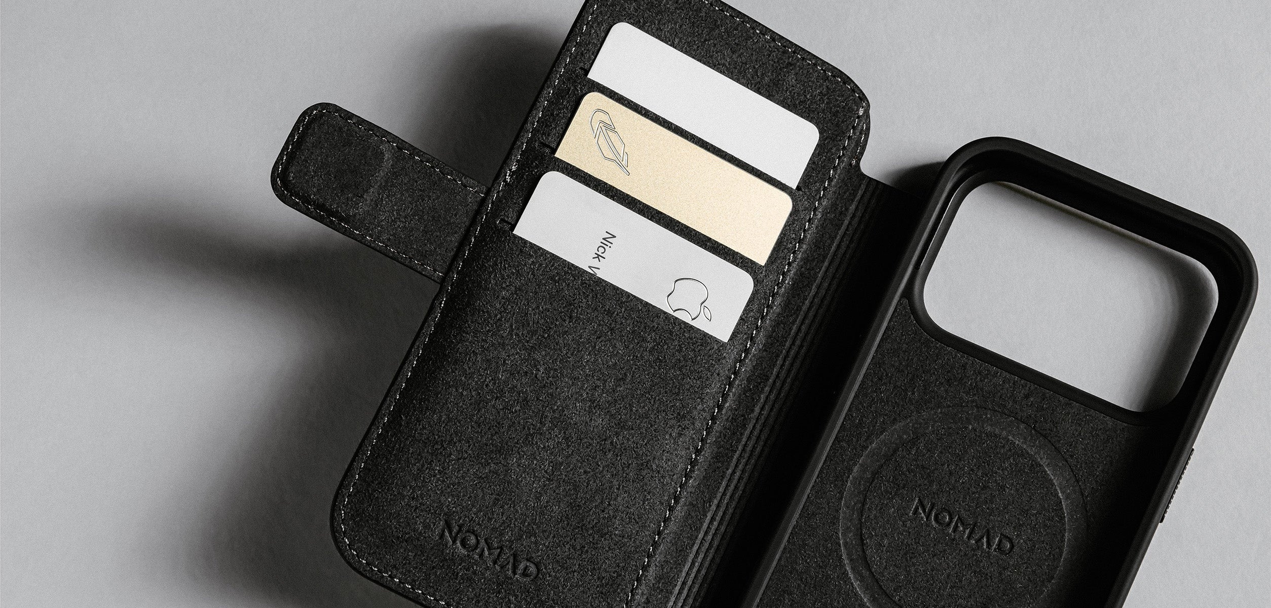 Nomad Modern Leather Folio MagSafe Case iPhone 17 Pro – Black - Image 6
