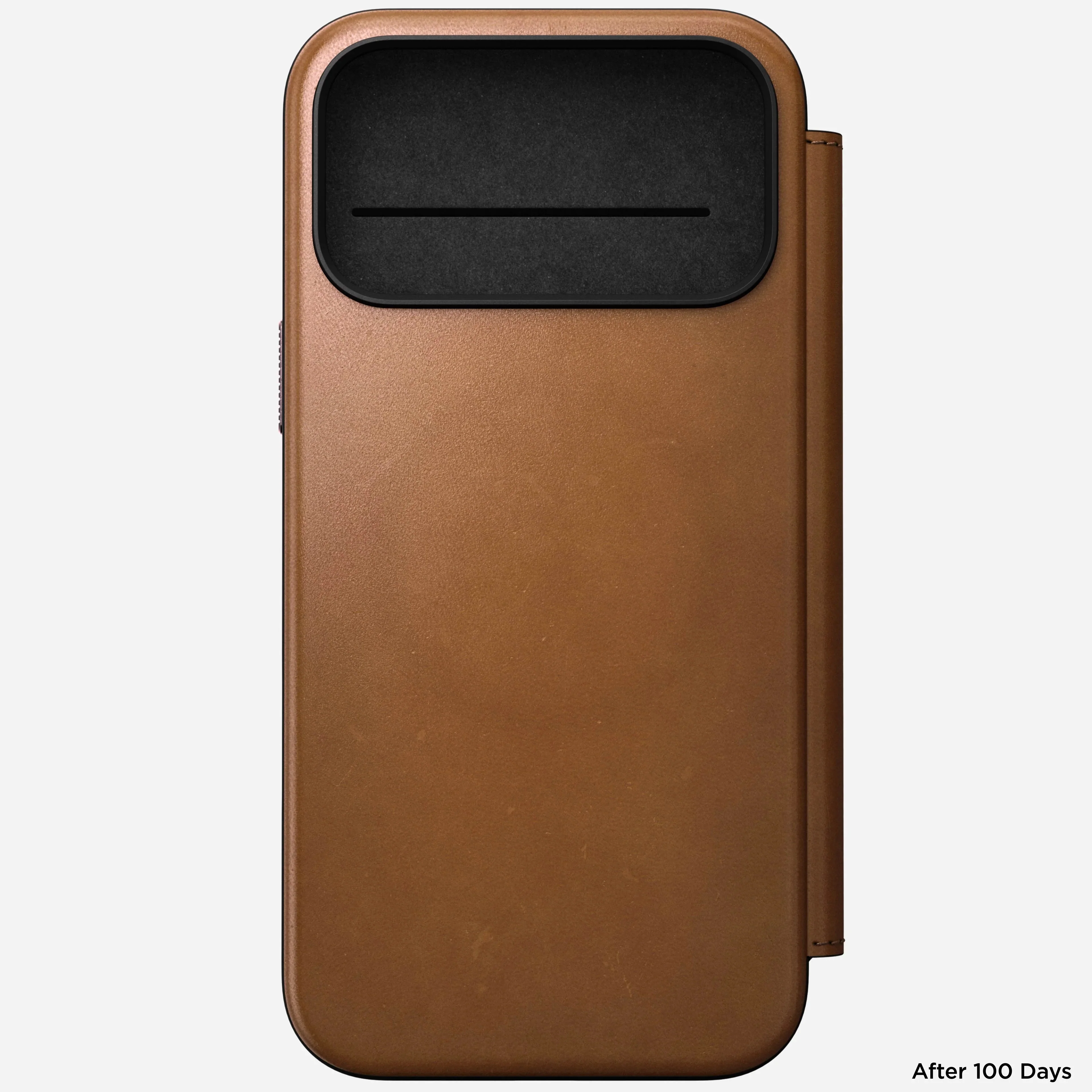 Nomad Modern Leather Folio MagSafe Case iPhone 17 Pro – English Tan - Image 3