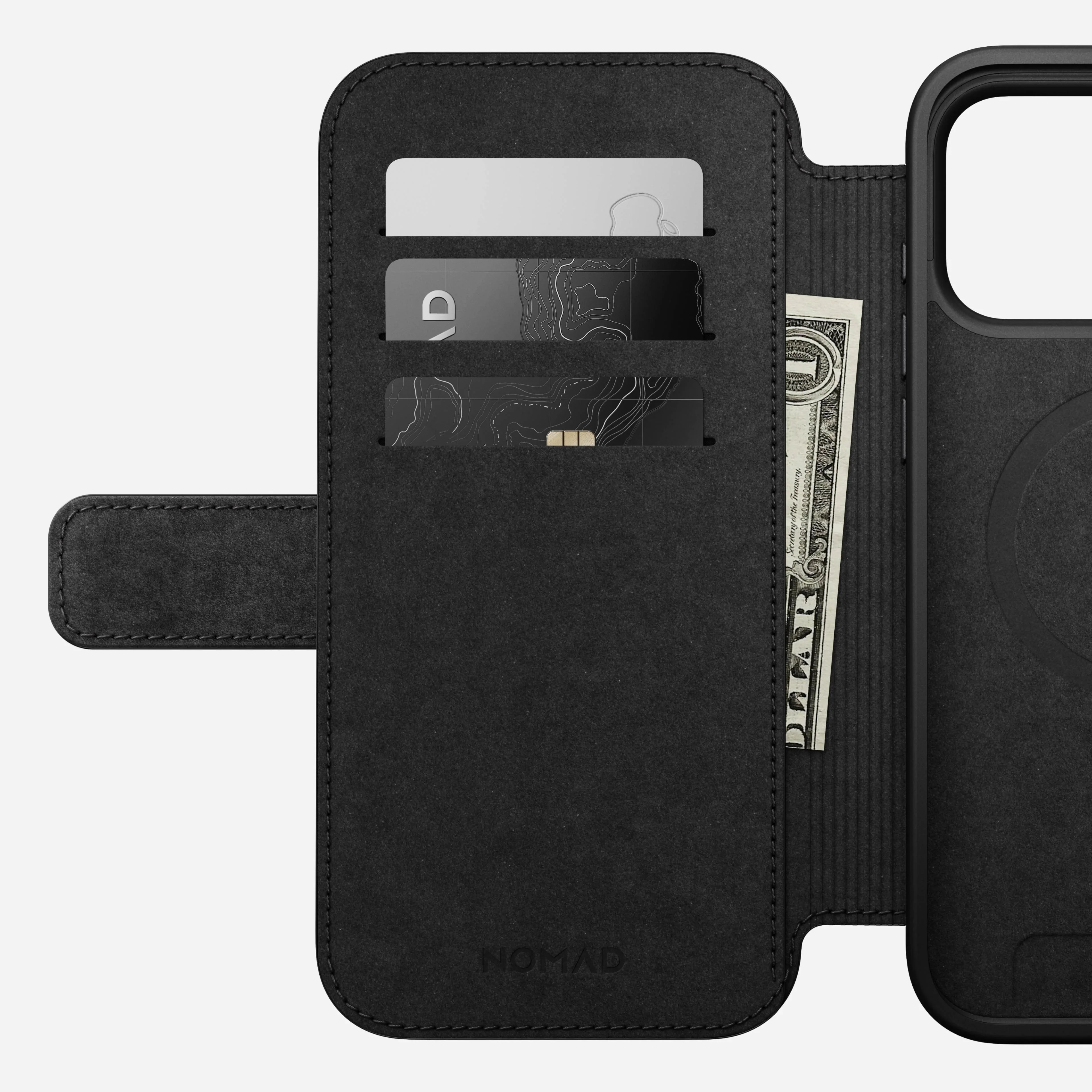 Nomad Modern Leather Folio MagSafe Case iPhone 17 Pro Max – Brown - Image 4
