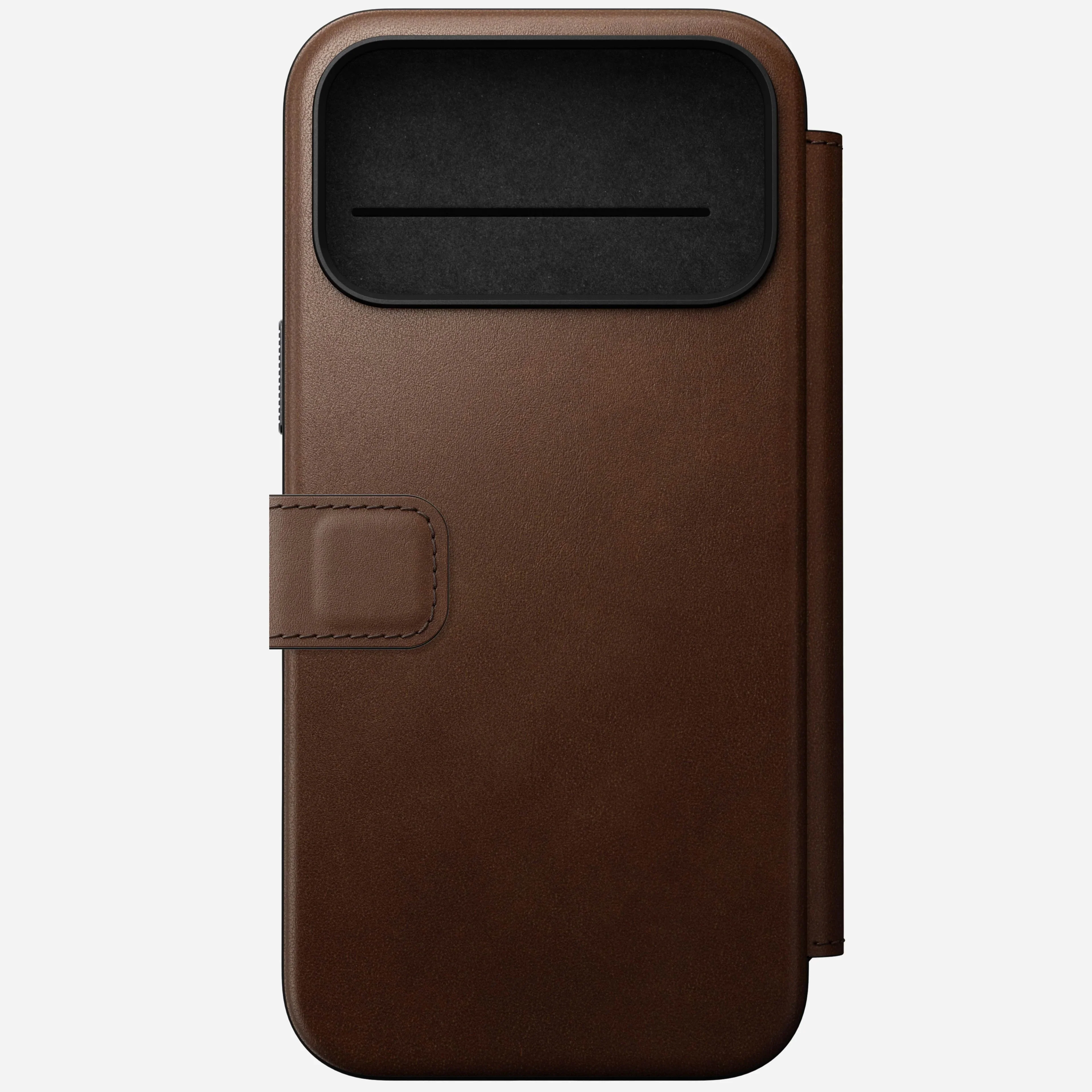 Nomad Modern Leather Folio MagSafe Case iPhone 17 Pro Max – Brown - Image 7