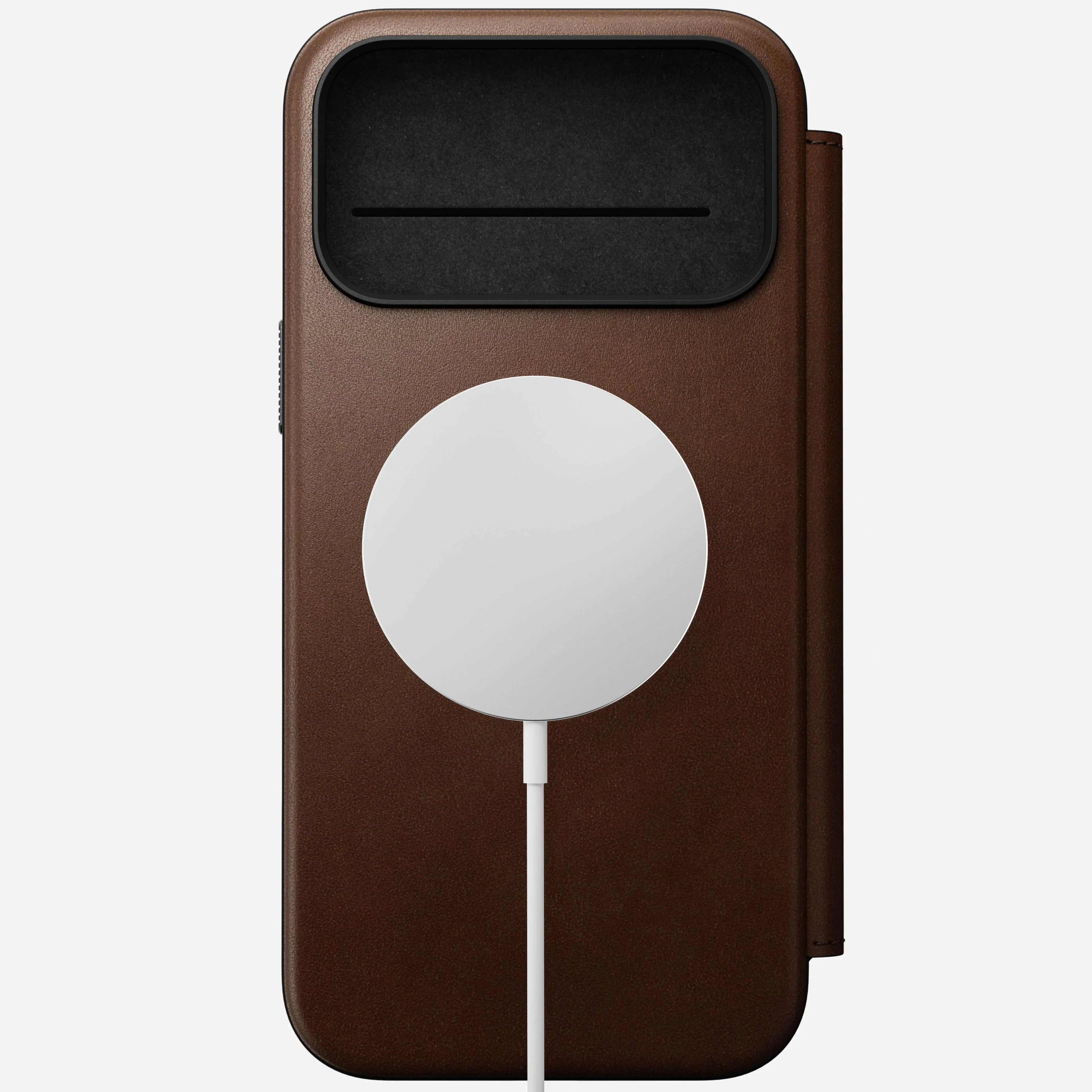Nomad Modern Leather Folio MagSafe Case iPhone 17 Pro Max – Brown - Image 8