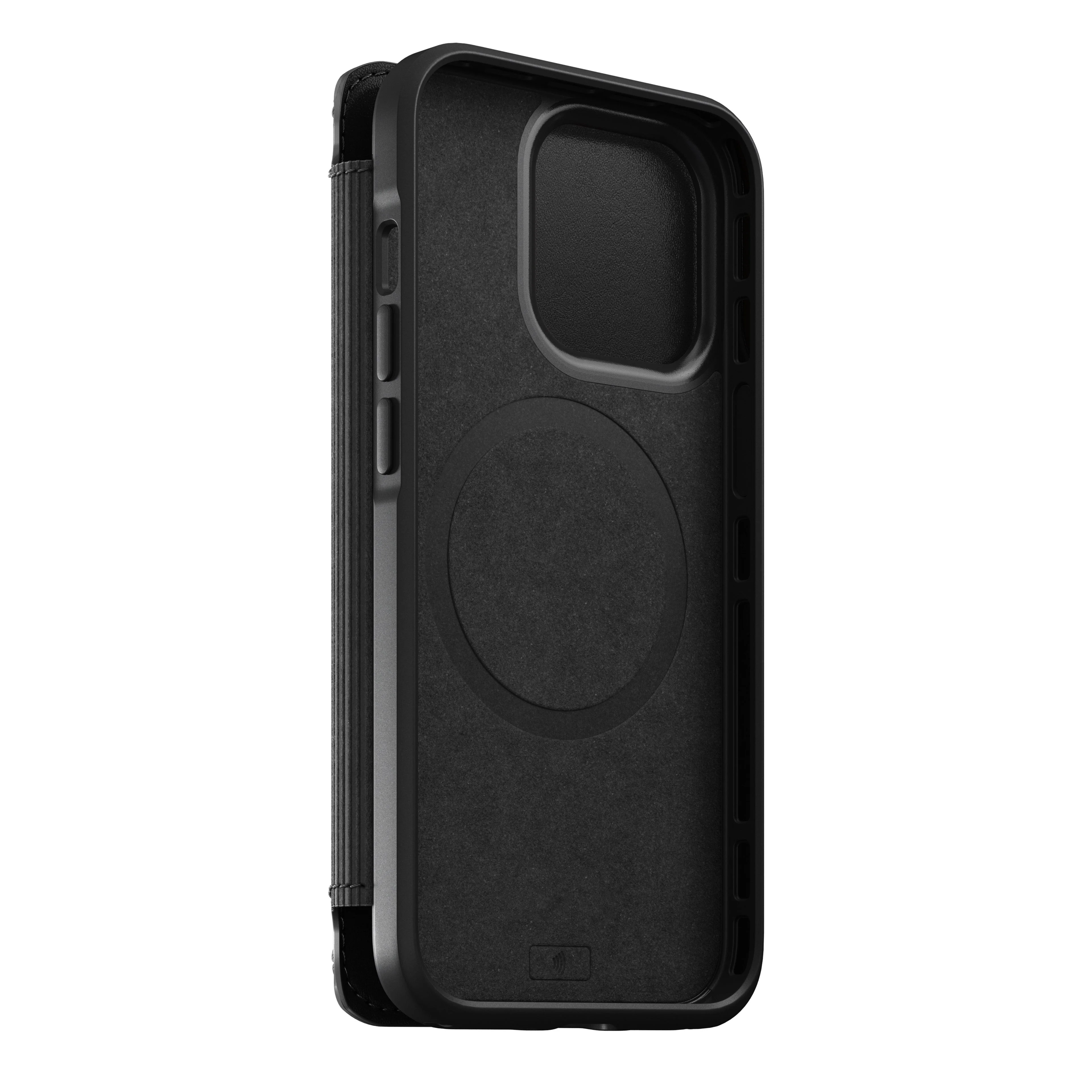 Nomad Modern Leather Folio w/ MagSafe For iPhone 13 Pro - BLACK - Image 10