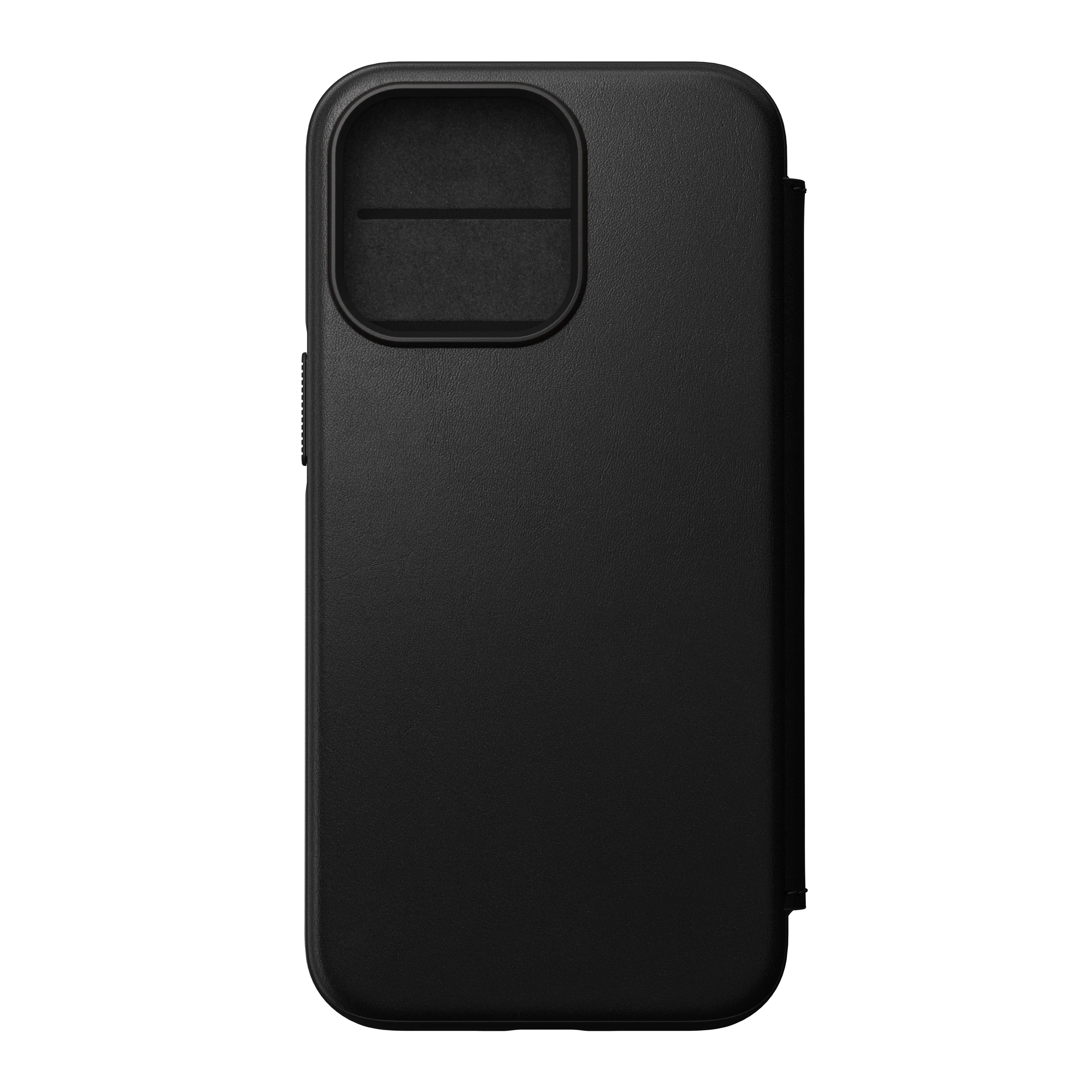 Nomad Modern Leather Folio w/ MagSafe For iPhone 13 Pro - BLACK - Image 2