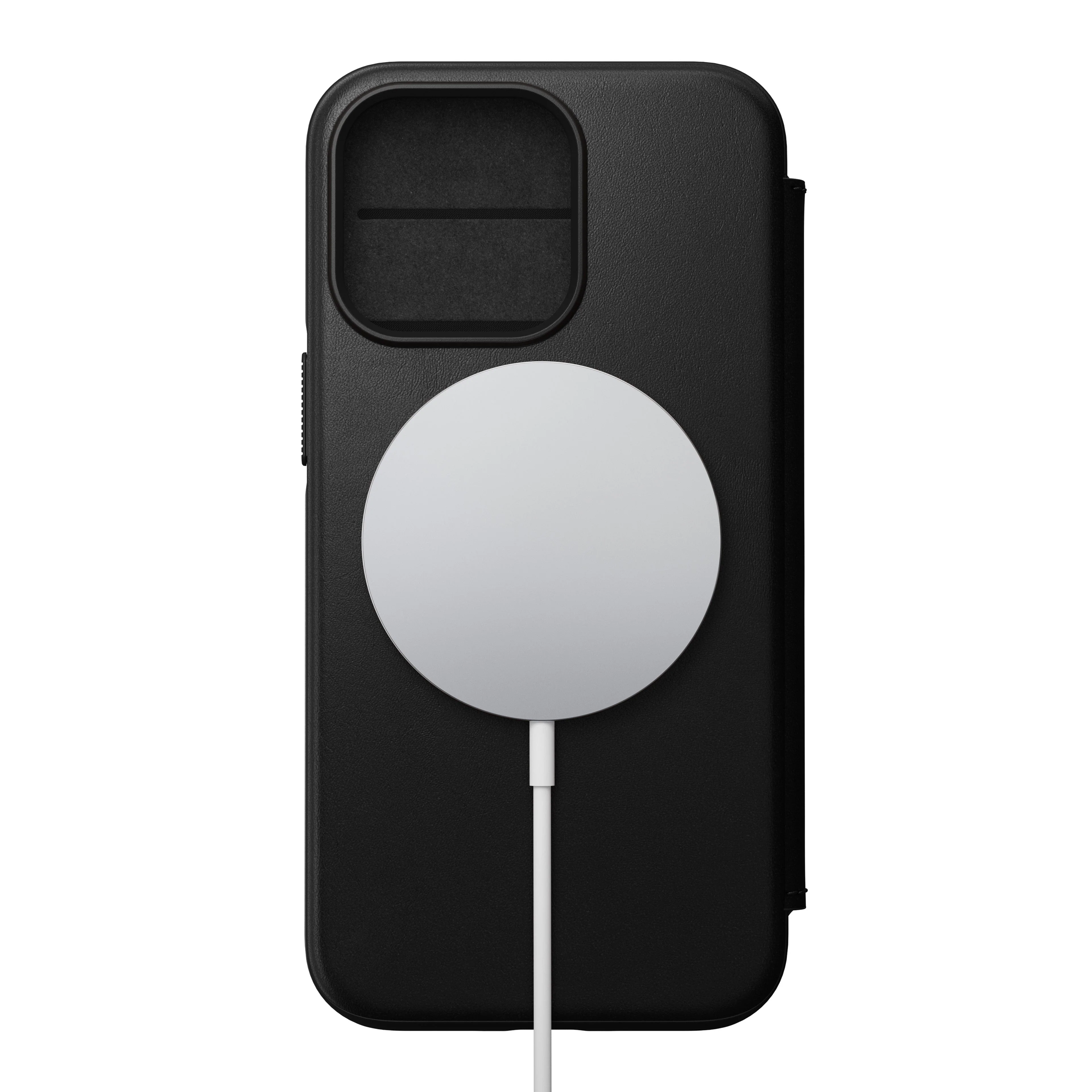 Nomad Modern Leather Folio w/ MagSafe For iPhone 13 Pro - BLACK - Image 4