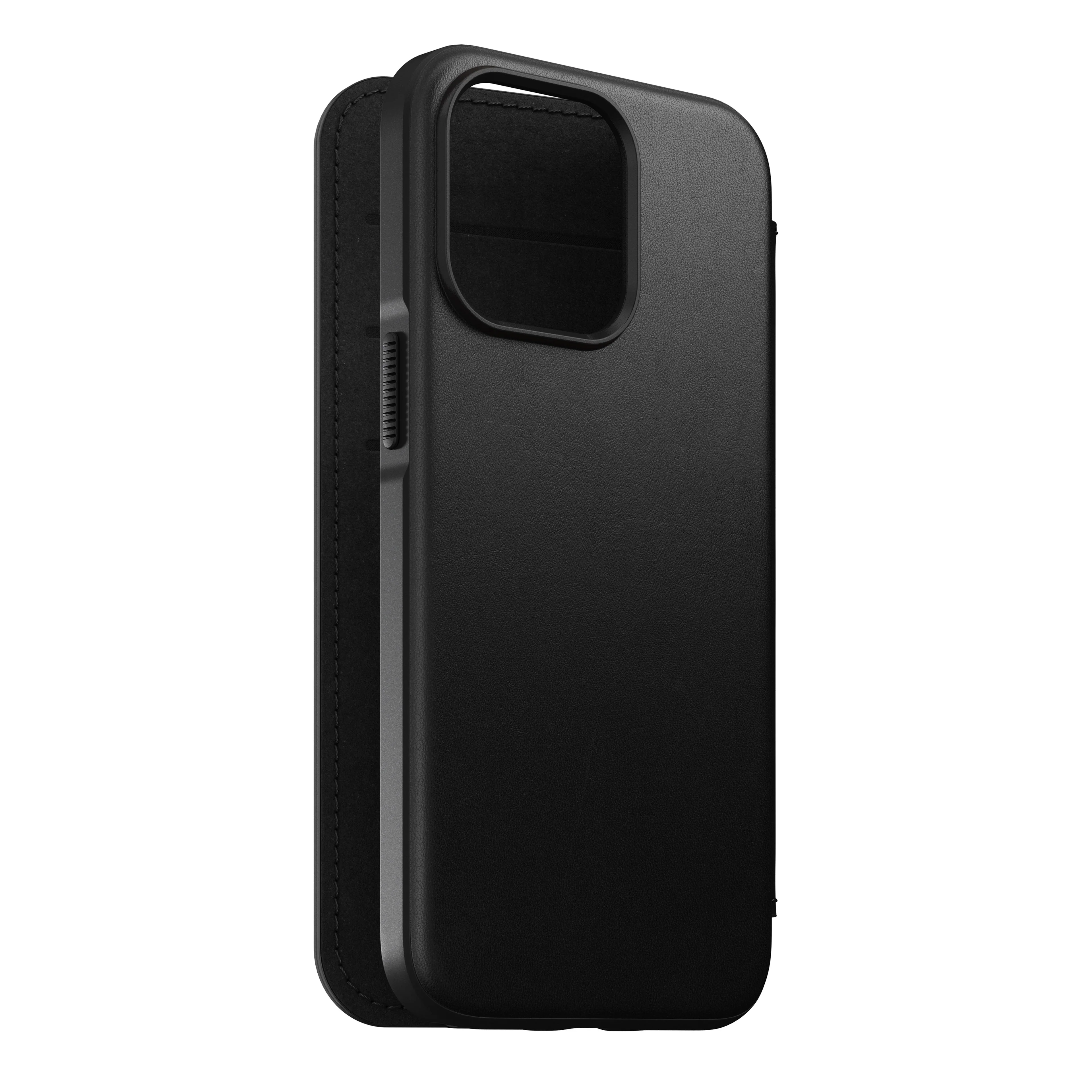 Nomad Modern Leather Folio w/ MagSafe For iPhone 13 Pro - BLACK - Image 8