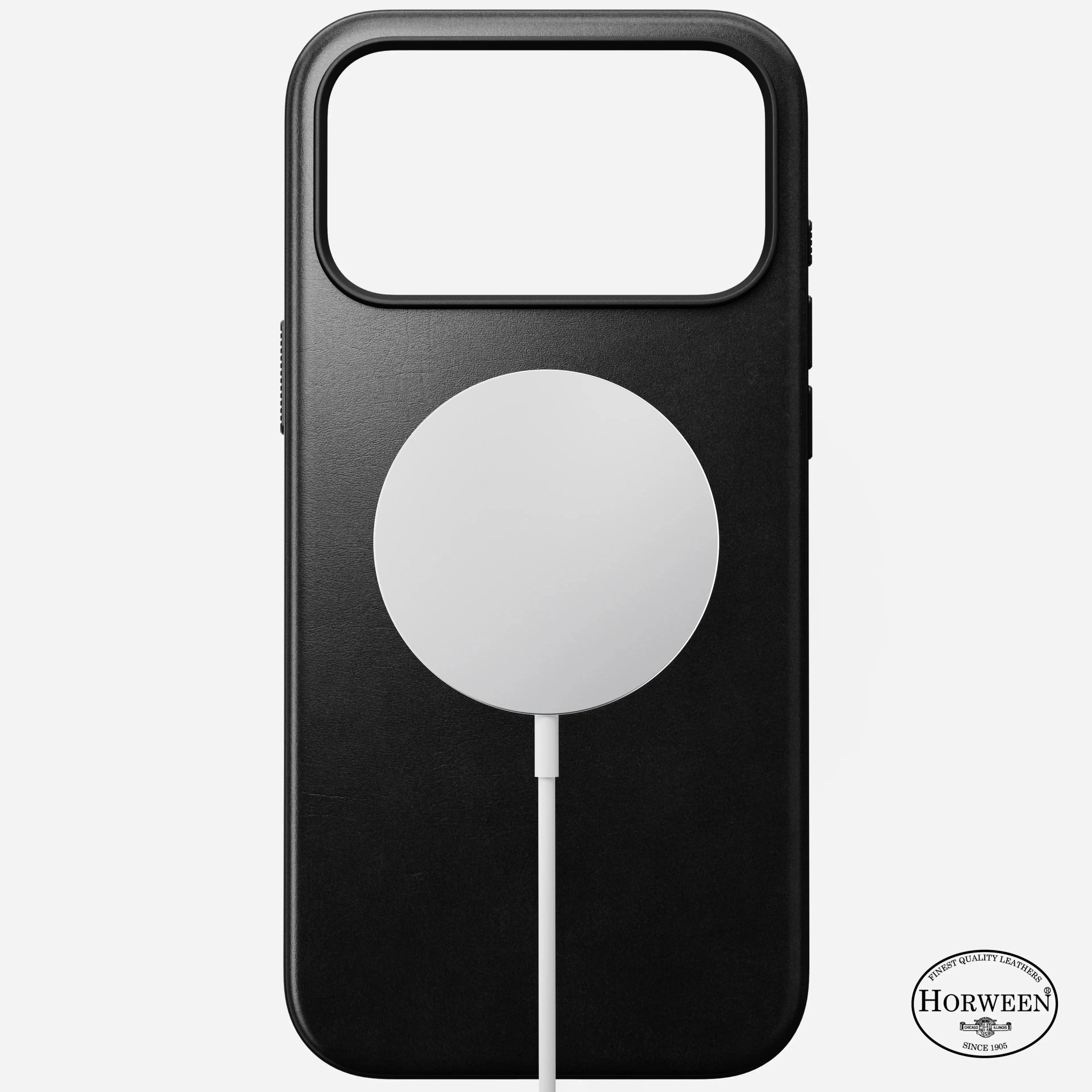 Nomad Modern Horween Leather MagSafe Case iPhone 17 Pro – Black - Image 6