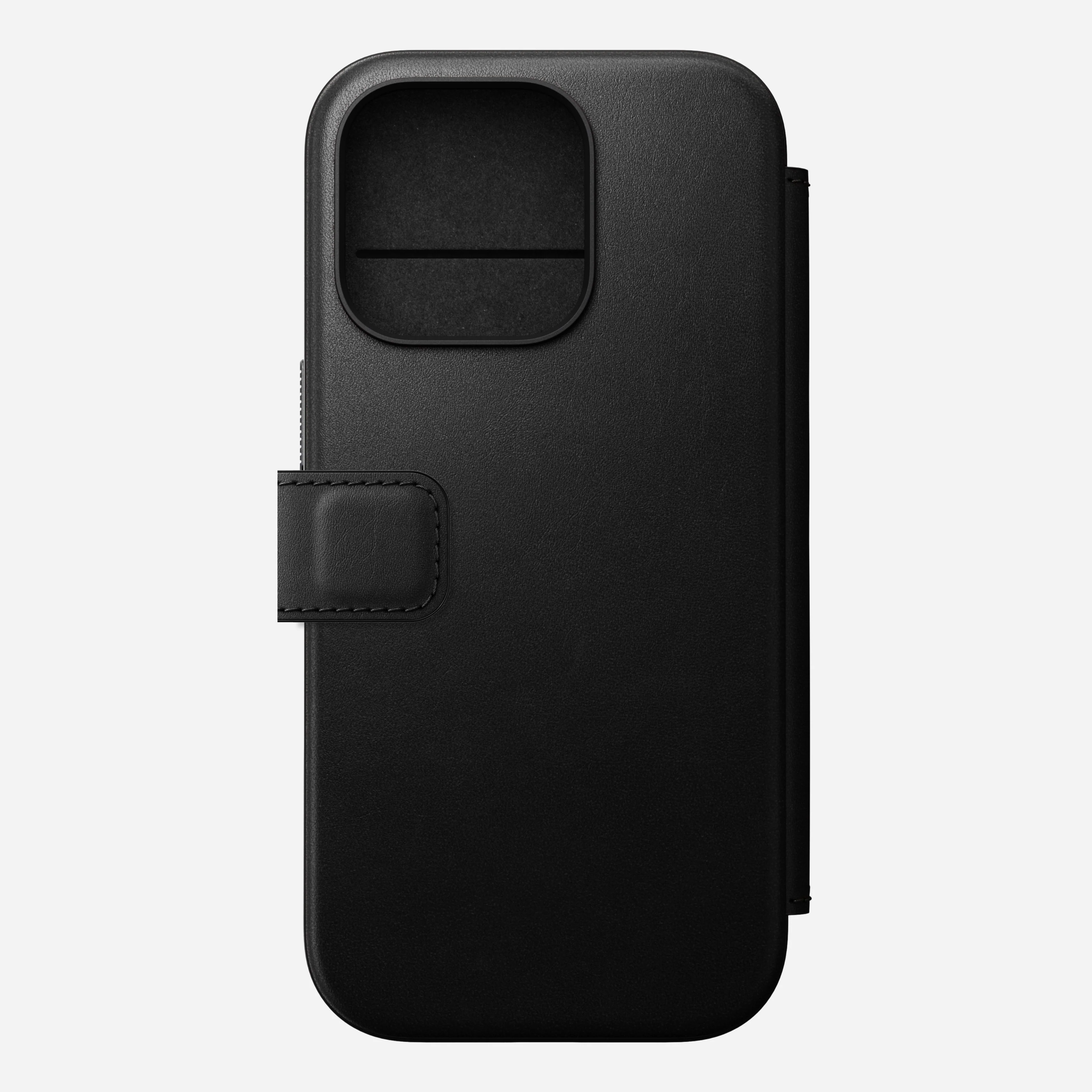 Nomad Modern Premium Leather Folio Case iPhone 16 Pro 6.3 - Black - Image 8