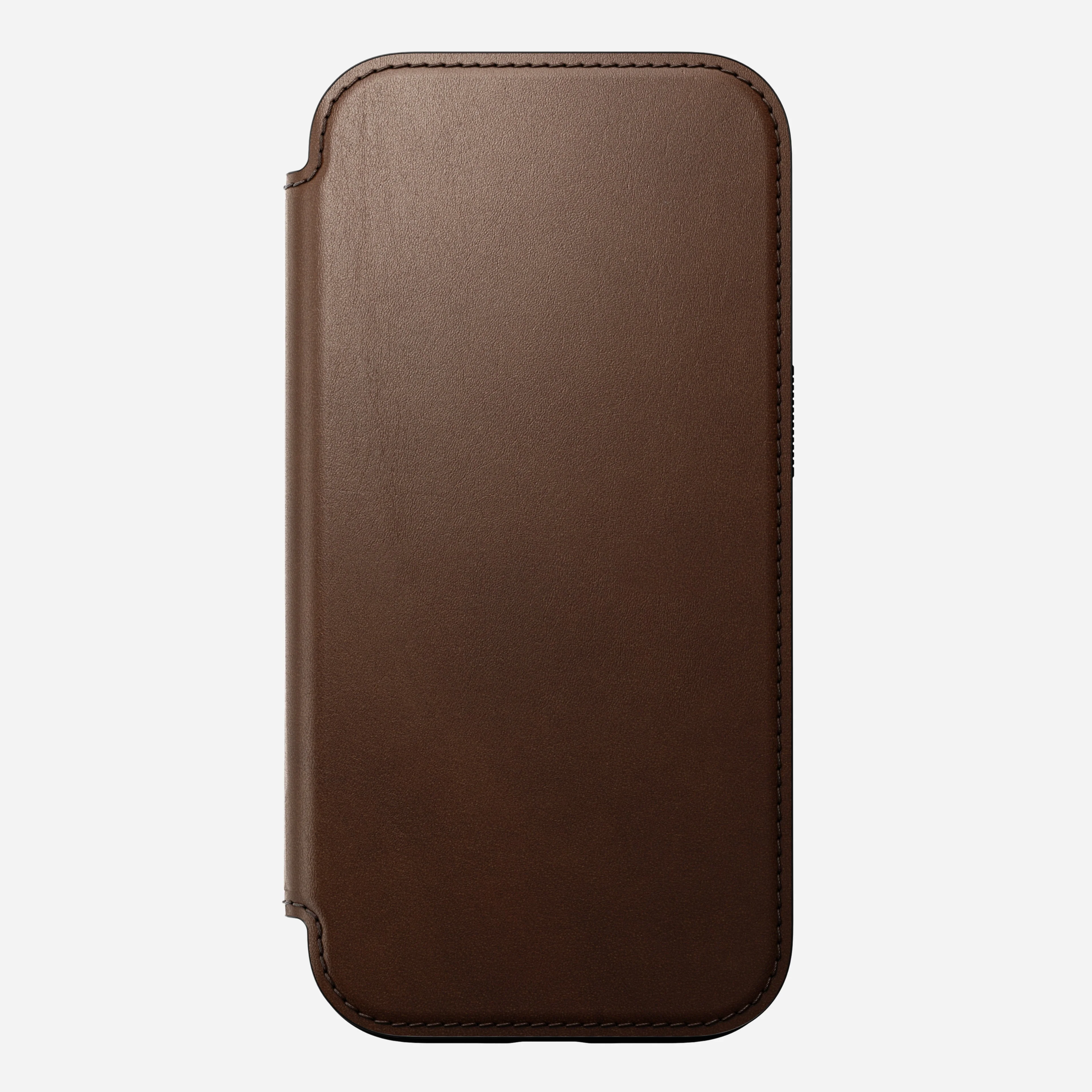 Nomad Modern Premium Leather Folio Case iPhone 16 Pro 6.3 - Brown - Image 4
