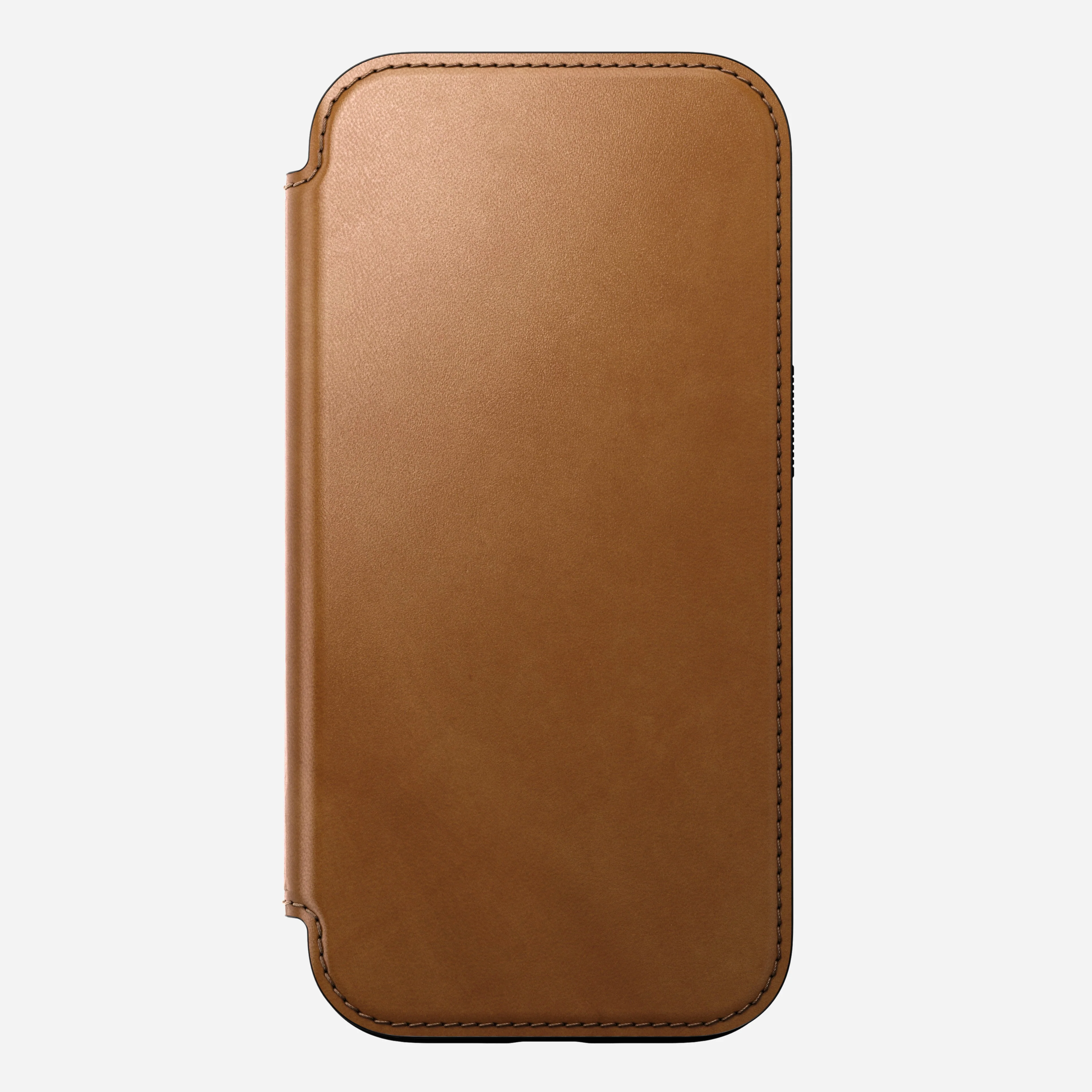Nomad Modern Premium Leather Folio Case iPhone 16 Pro 6.3 - English Tan - Image 2