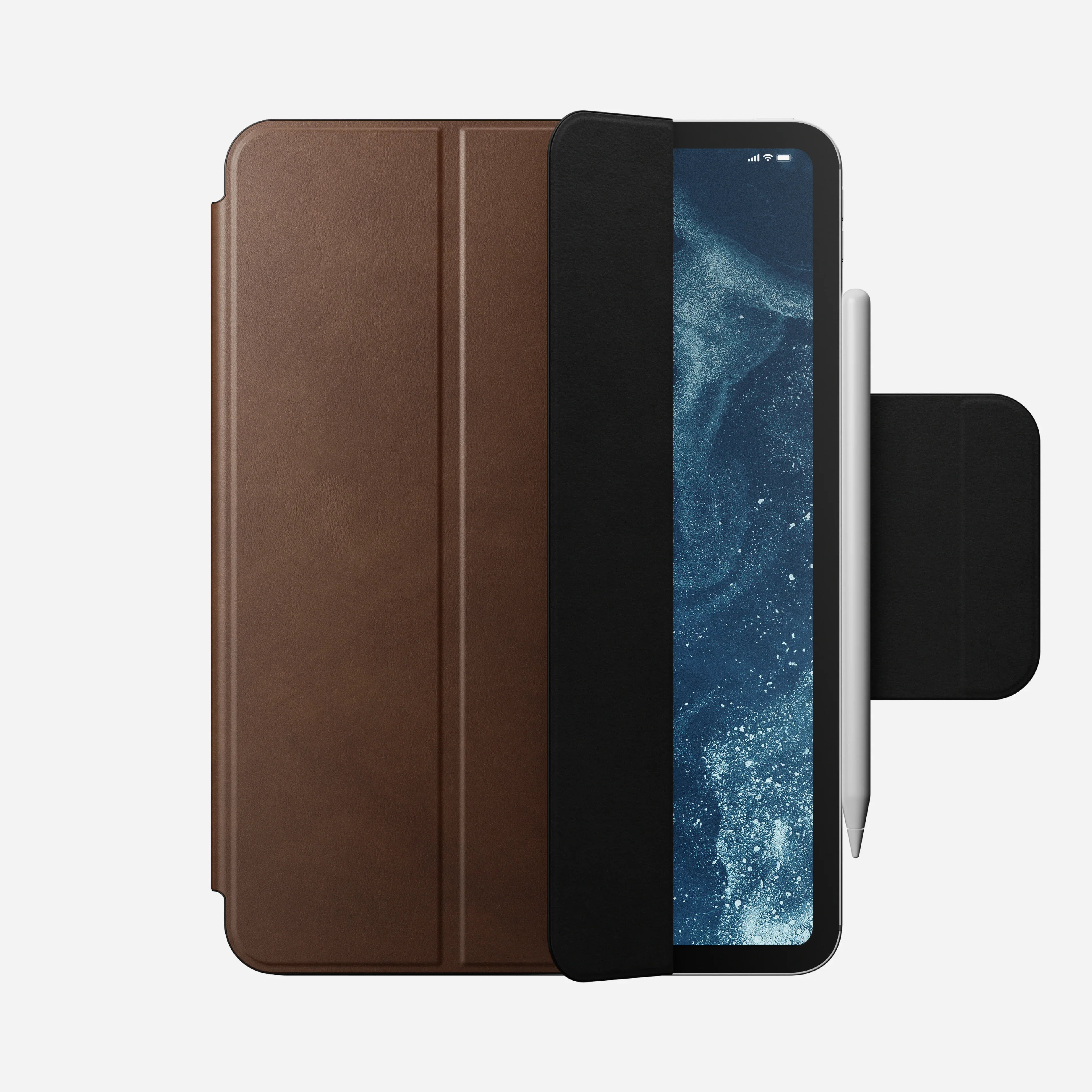 Nomad Premium Leather Folio Case for iPad Pro 11 M4 / M5 - Brown - Image 2