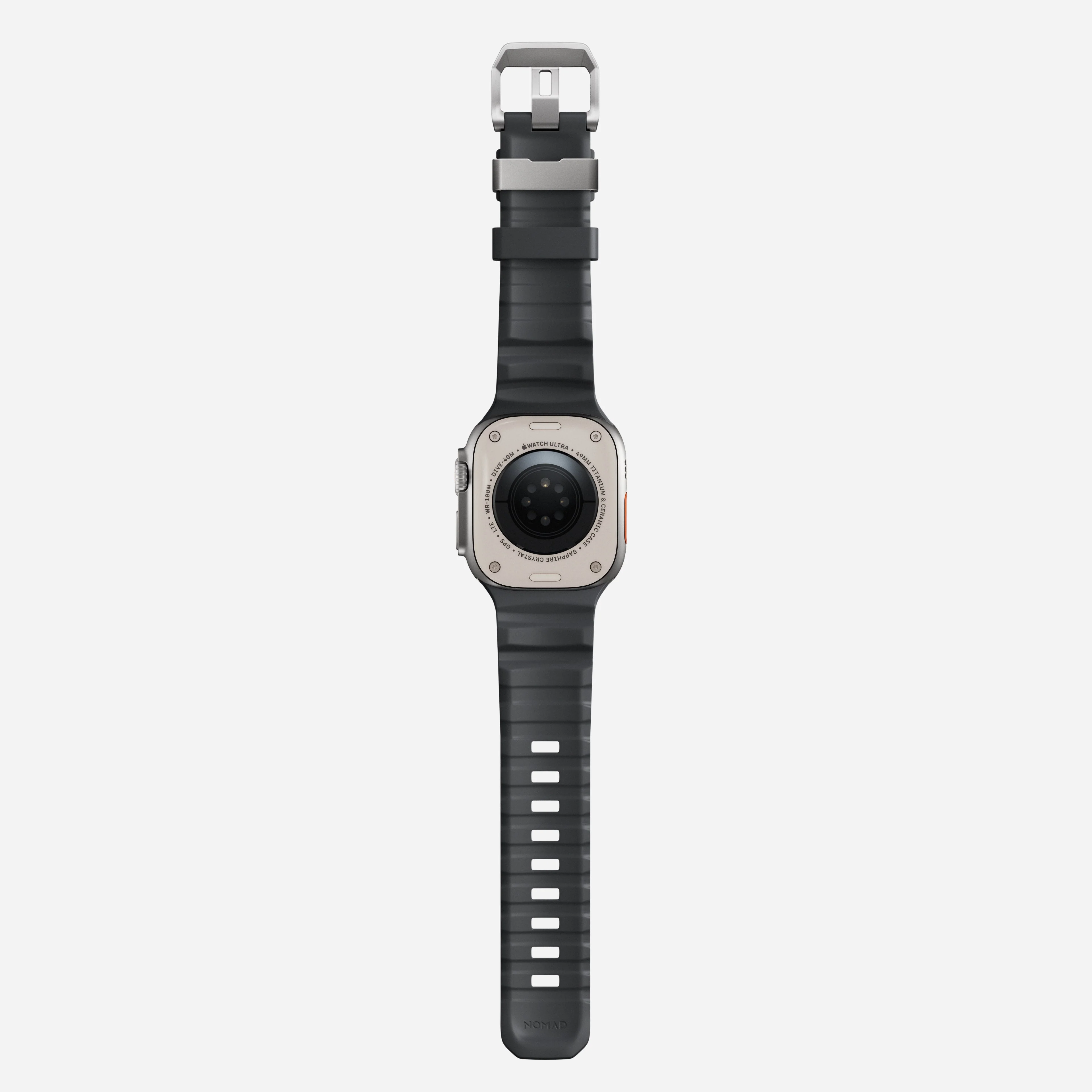Nomad Rocky Point Band for Apple Watch 42-49 & Ultra 1 - 3 - Storm (Natural Hardware) - Image 10