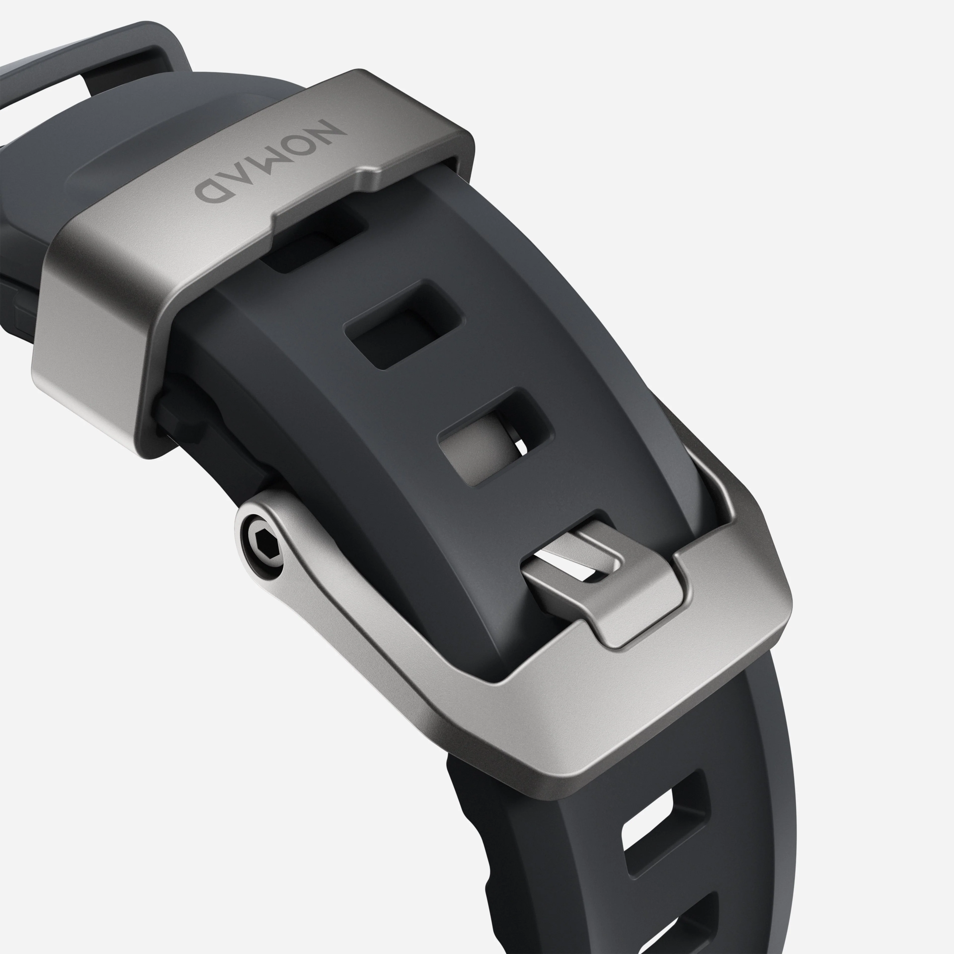 Nomad Rocky Point Band for Apple Watch 42-49 & Ultra 1 - 3 - Storm (Natural Hardware) - Image 3